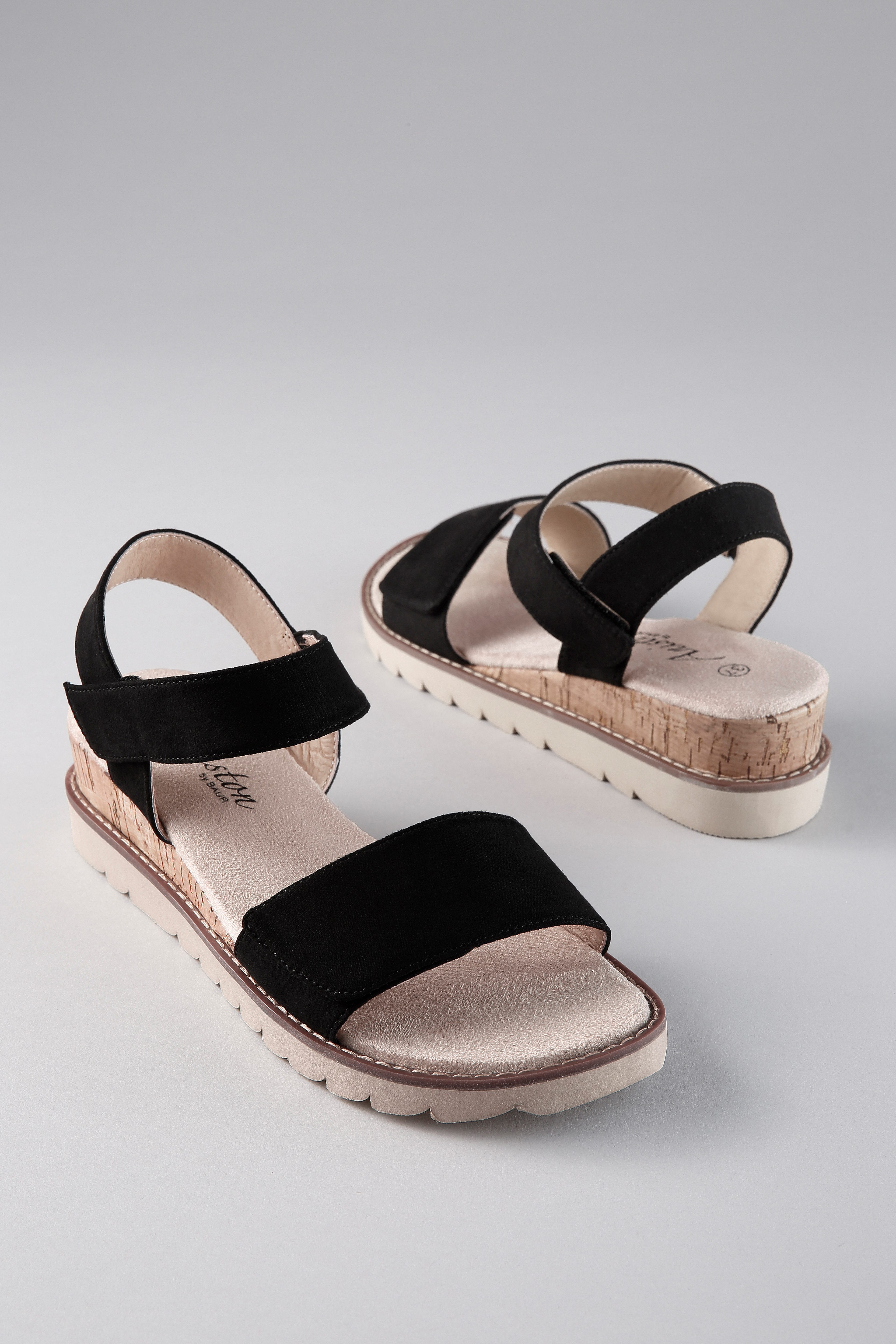 Aniston SHOES Sandale Sommerschuh, Klettschuh, Keilabsatz - NEUE KOLLEKTION