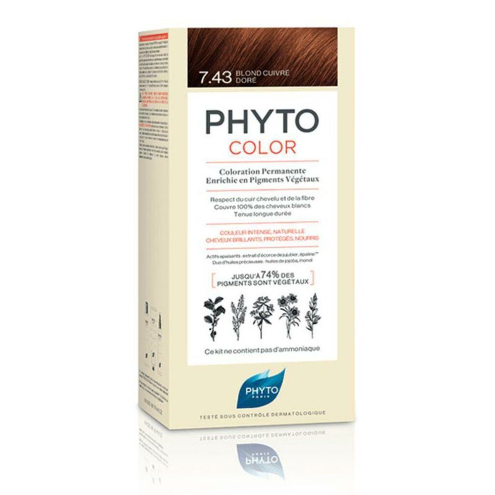 Phyto Paris Phyto color 7.43 rubio dorado