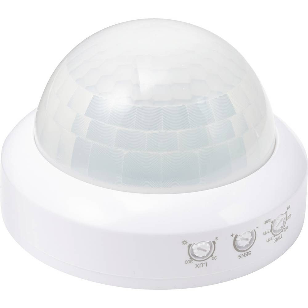 Sygonix Bewegungsmelder SY-7403854 Decke PIR-Bewegungsmelder 360 ° Relais Weiß