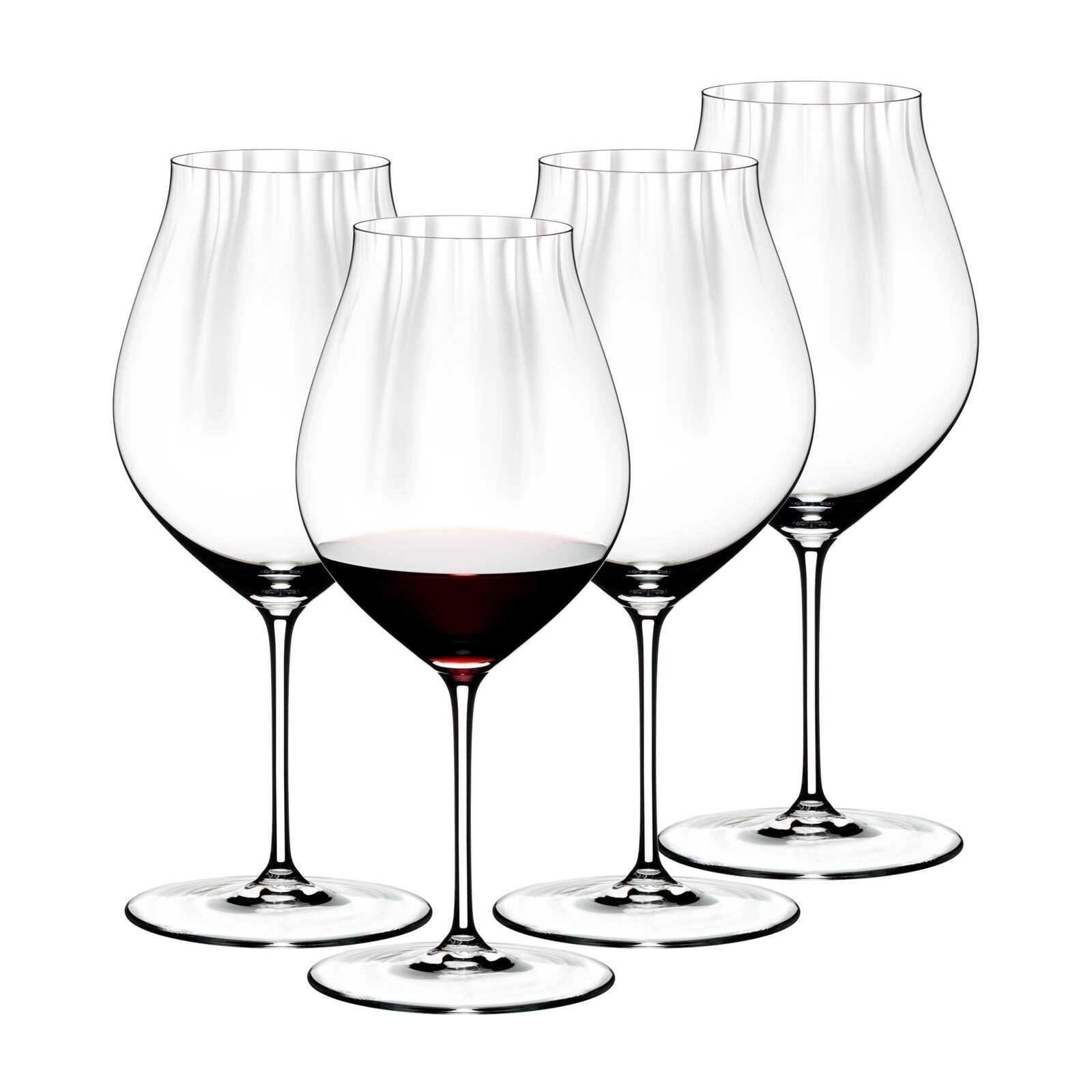 RIEDEL THE WINE GLASS COMPANY Rotweinglas Performance Pinot Noir Gläser 830 ml 4er Set, Glas