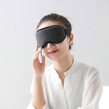 Welikera Augenmaske Dampf-Augenmaske, 3D atmungsaktive Mesh waschbar entlastet Müdigkeit