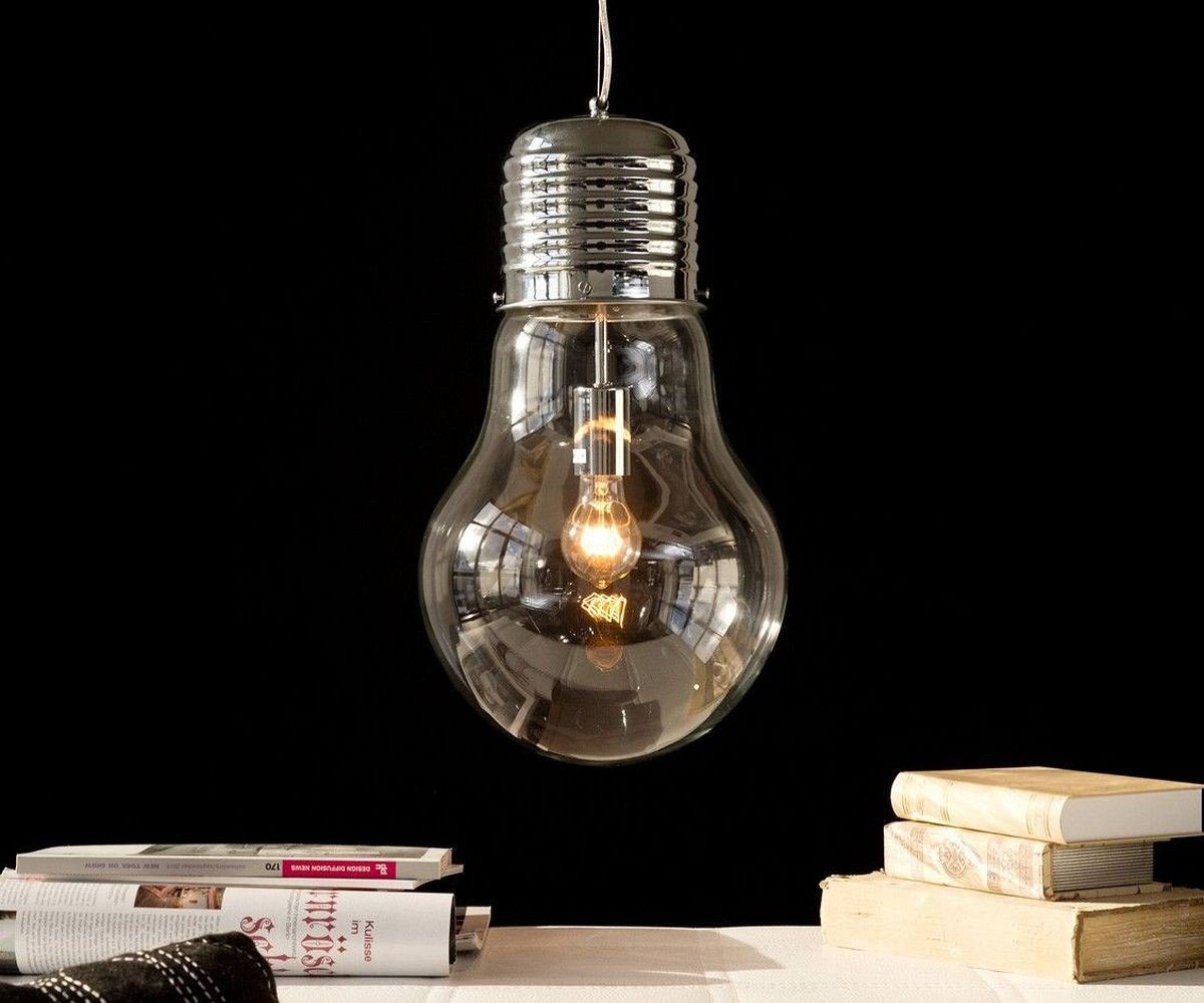 DELIFE Hängeleuchte »Bulb«, Deluxe Transparent 30 cm Glühbirne Hängeleuchte