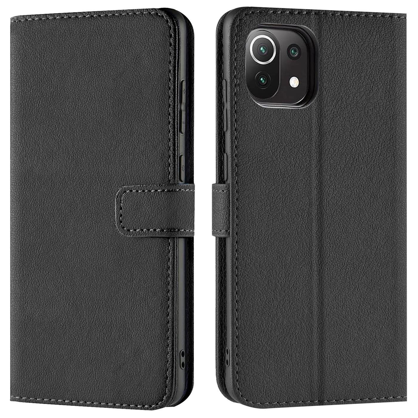 CoolGadget Handyhülle Wallet Klapp Tasche Book Case für Xiaomi Mi 11 Lite 4G/5G 6,55 Zoll, Hülle Klapphülle Flip Cover Etui Schutzhülle
