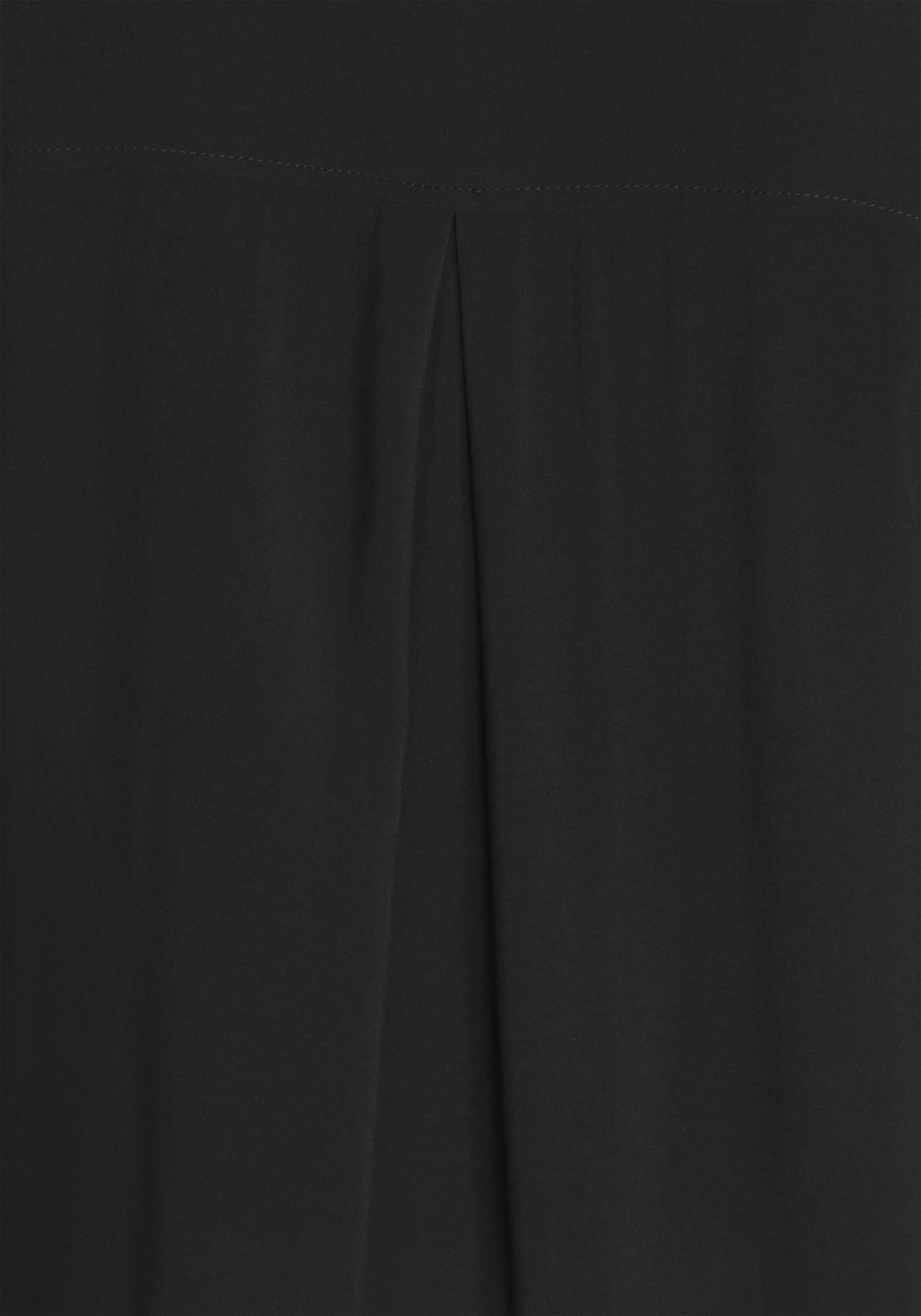 schwarz Viskose aus weicher Hemdbluse ECOVERO™ LENZING™ products OTTO