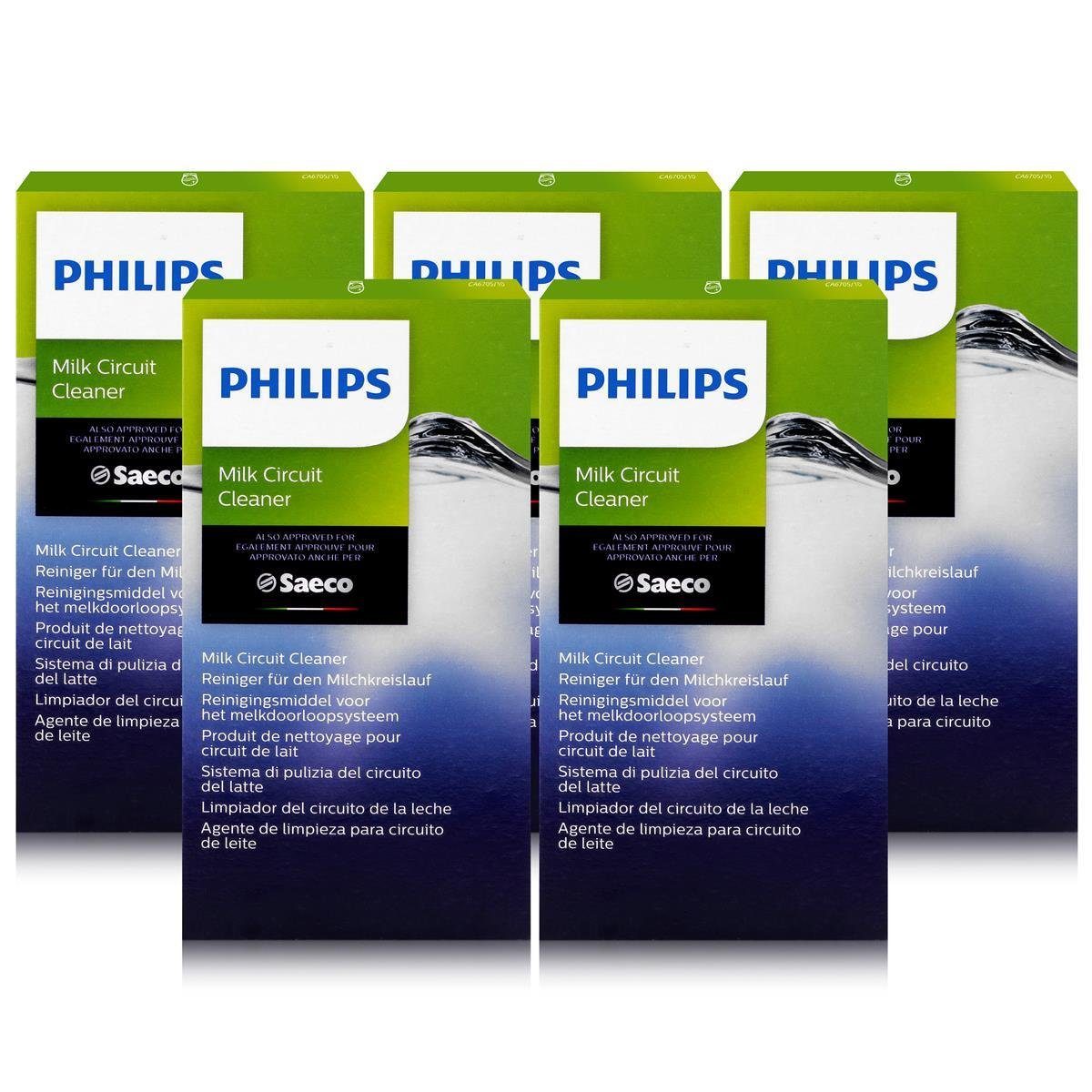 Philips Saeco Reiniger für Milchkreislauf 6x2g - CA6705/10 (5er Pack) Milchsystem-Reiniger
