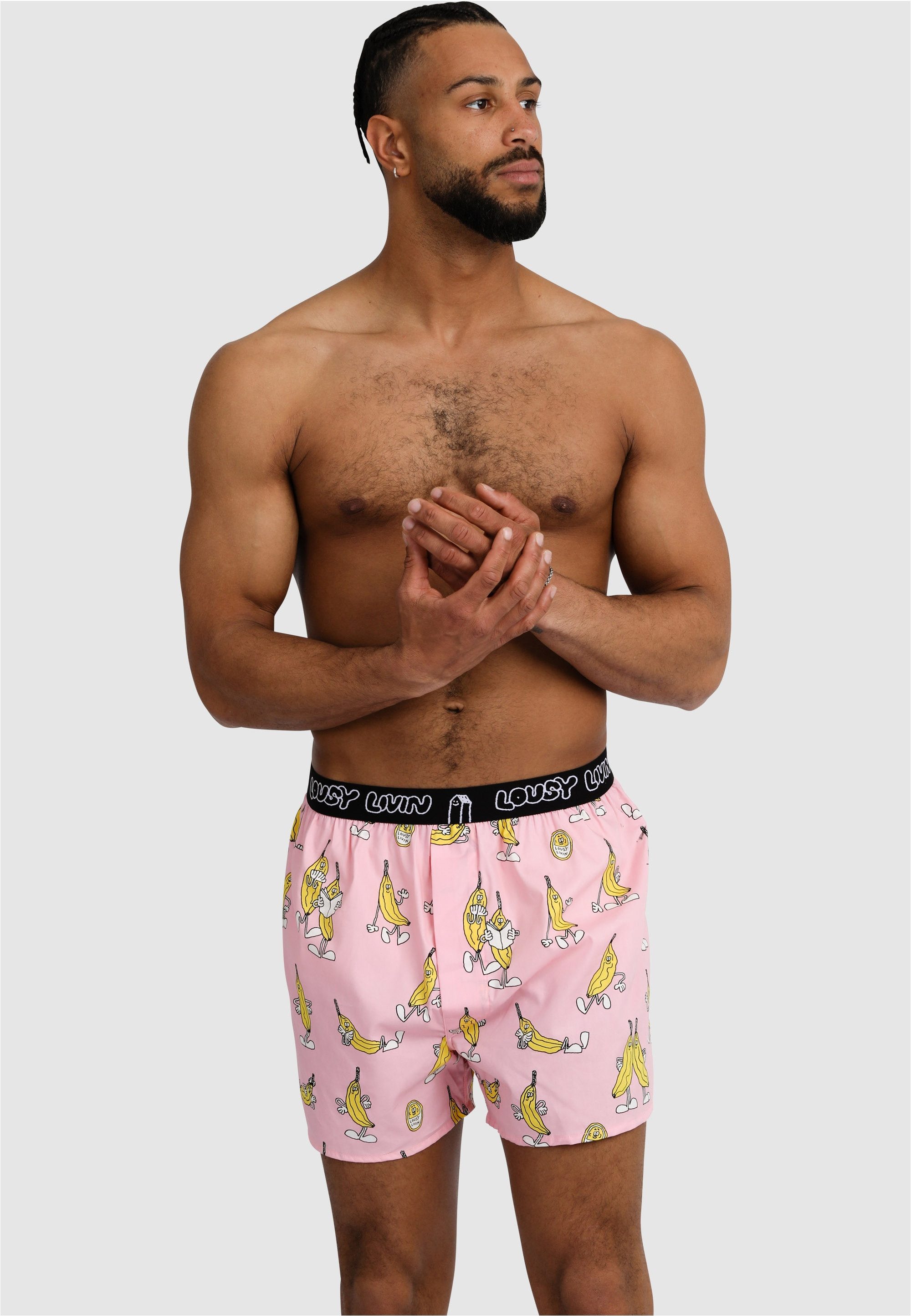 Lousy Livin Boxershorts Boxer Briefs 2 Pack mit lockerem Schnitt