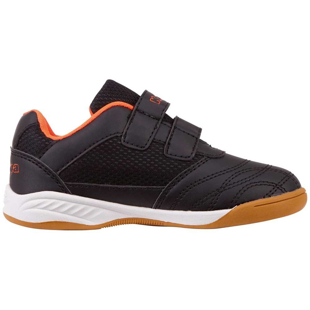 Hallenschuh black-orange Kappa geeignet für Hallenböden