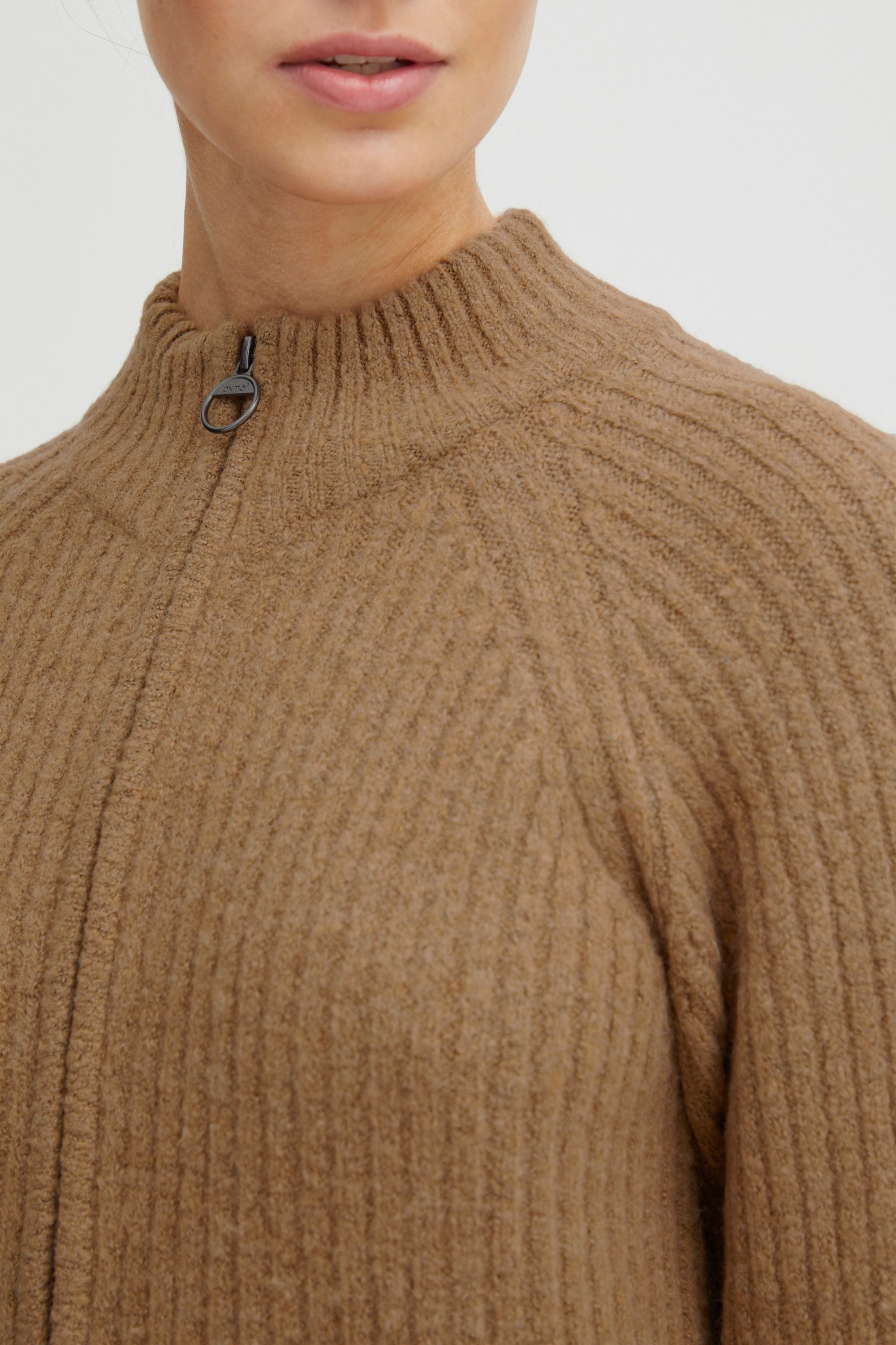 OXMO Strickjacke OXSal Modischer Pullover