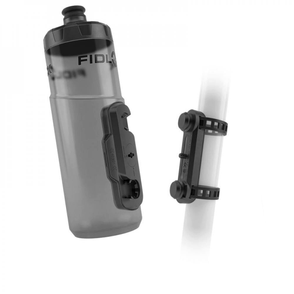 Fidlock Trinkflasche Fidlock Twist Bottle 600 ml + Uni Base Smoke Trinkflasche