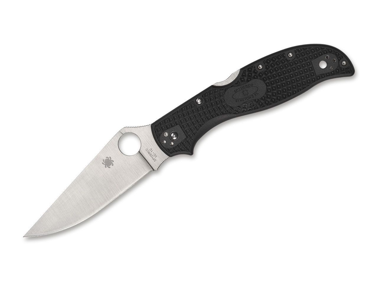 Spyderco Taschenmesser Taschenmesser Stretch 2 XL Lightweight Black PlainEdge