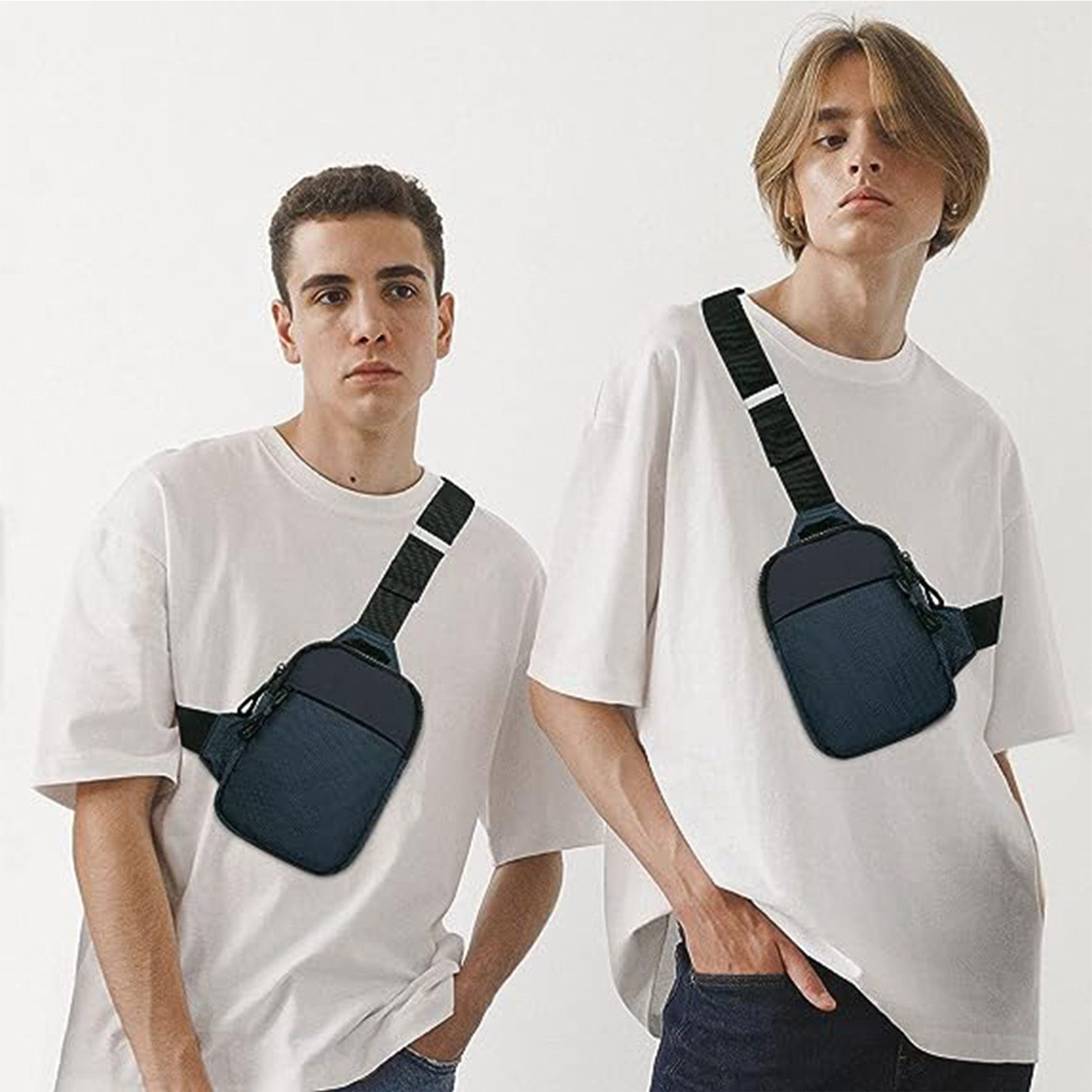 REDOM Schultertasche Brusttasche Sling Schulter Rucksack günstig online kaufen