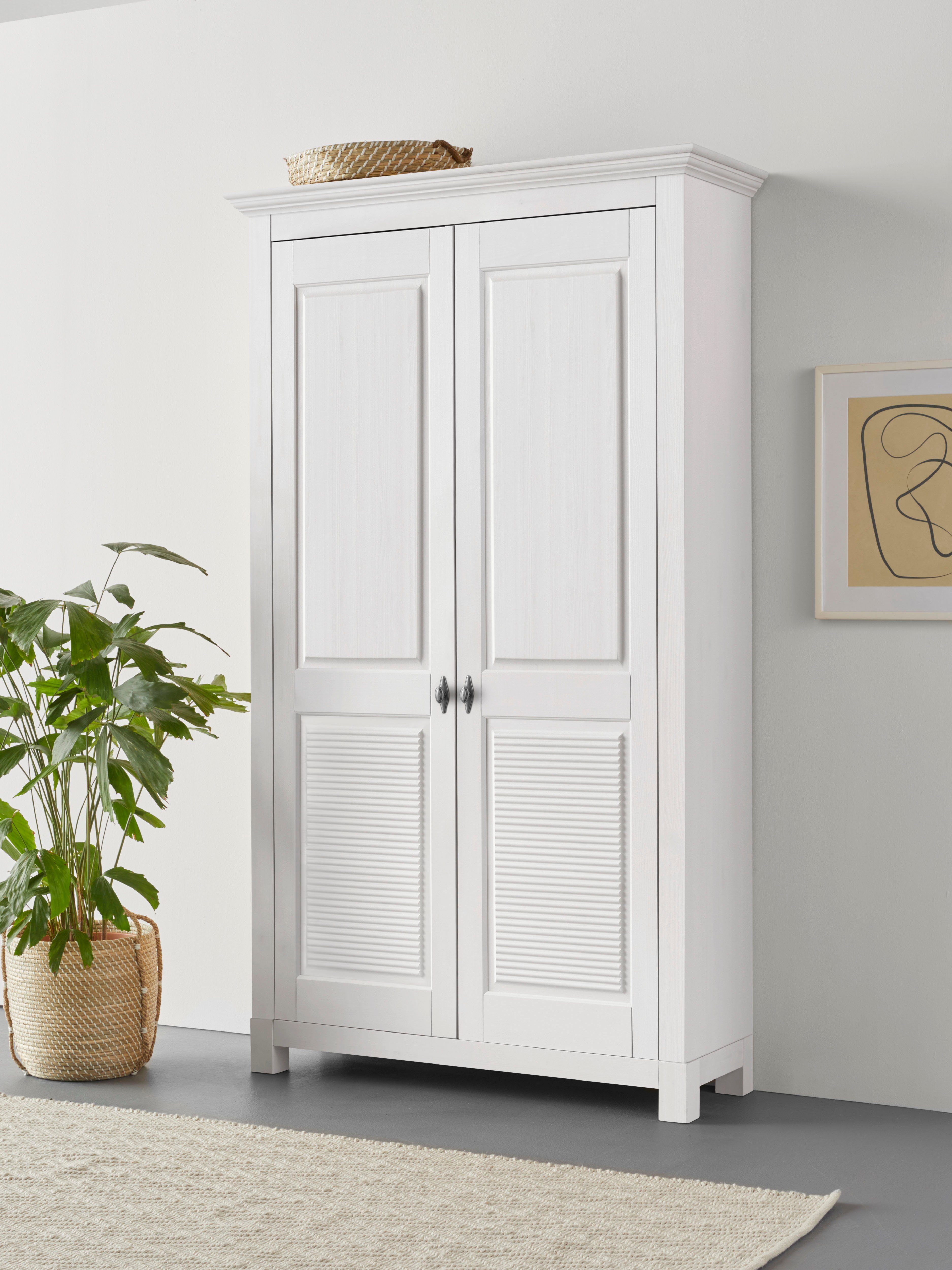 Home affaire Schuhschrank "Rauna", aus massiver Kiefer, viel Stauraum günstig online kaufen