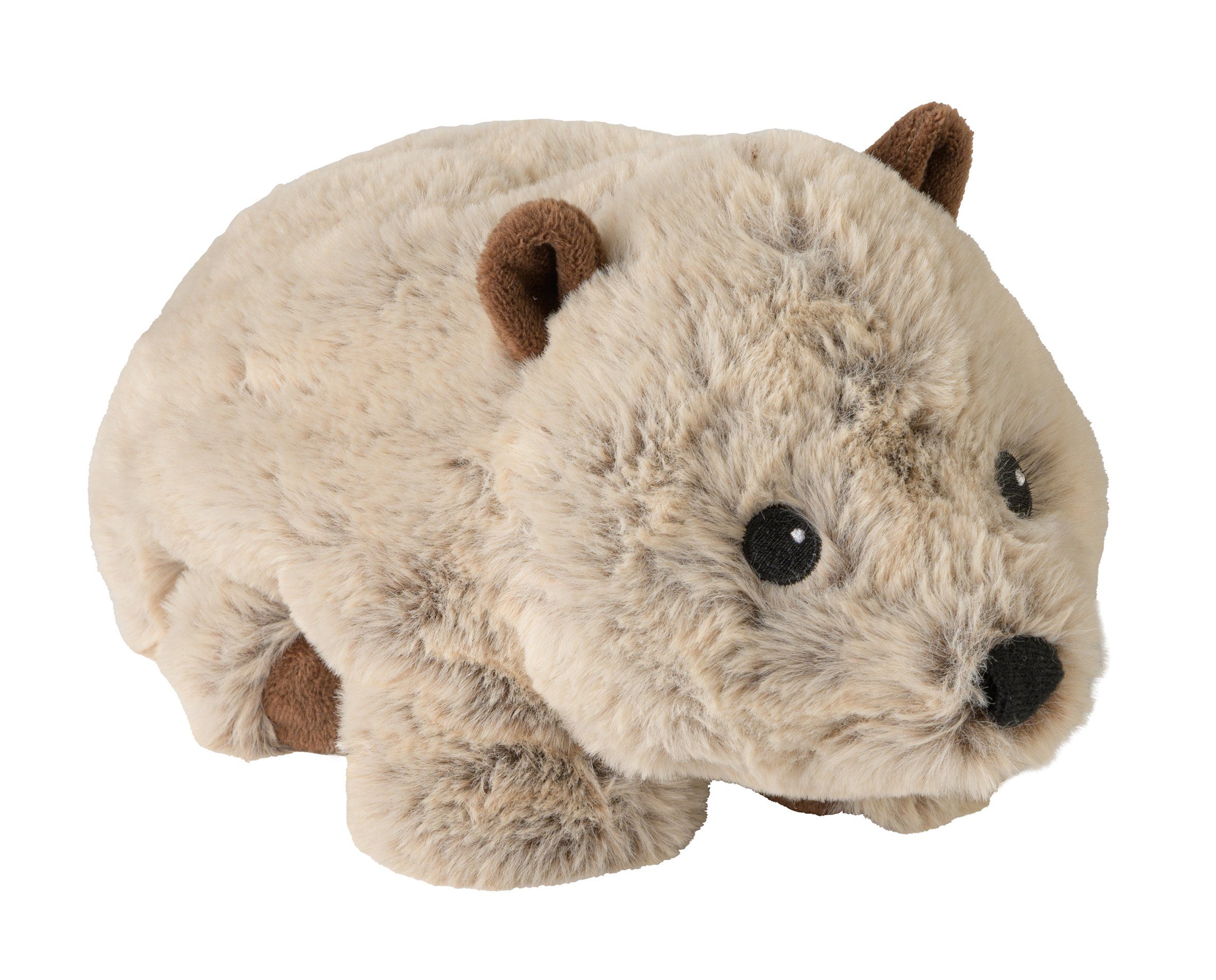 Warmies® Wärmekissen Warmies Wärmetier Wombat Kuscheltier Mikrowelle/Ofen, (Wärmekuscheltier)