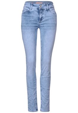 STREET ONE Slim-fit-Jeans Street One Slim Fit indigo Jeans in Heavy Indigo B (1-tlg) Five Pockets