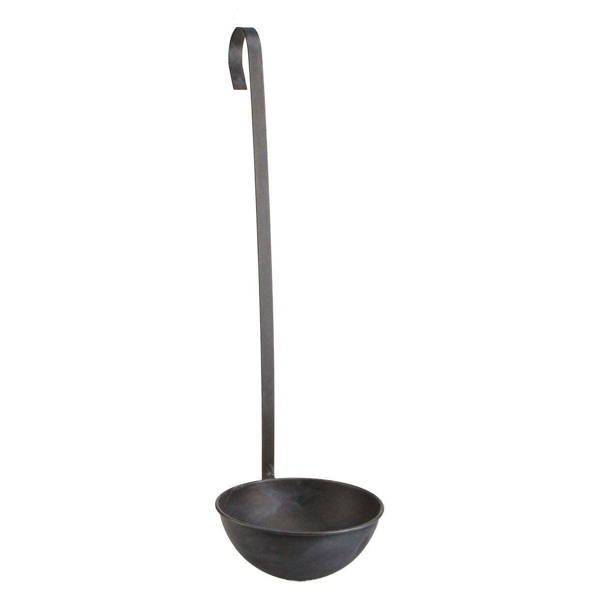 Viana Übertopf Deko Kelle Anthrazit Pflanzschale Hängend Ø16,5cm 2er Set, 2 Stück
