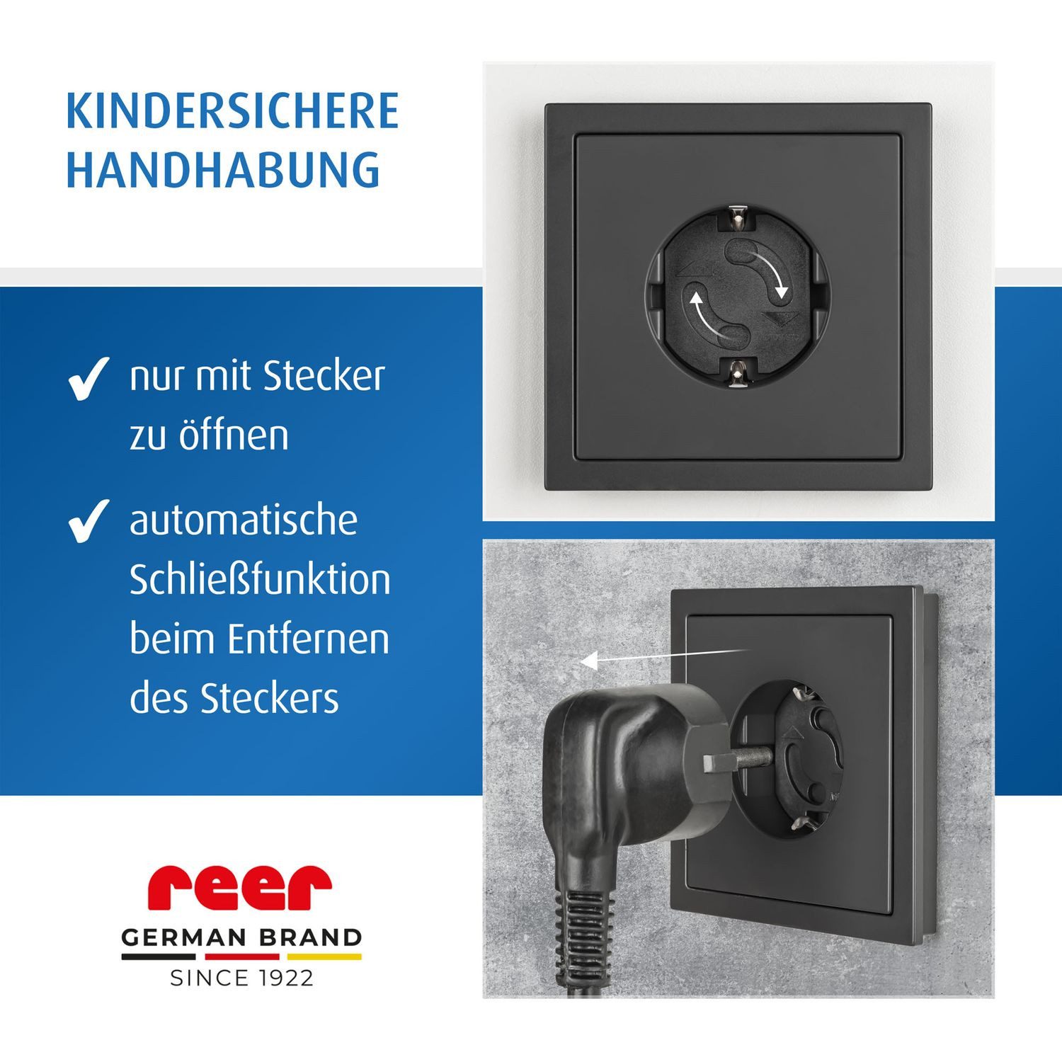 Reer Kindersicherung schwarz, Schwarz