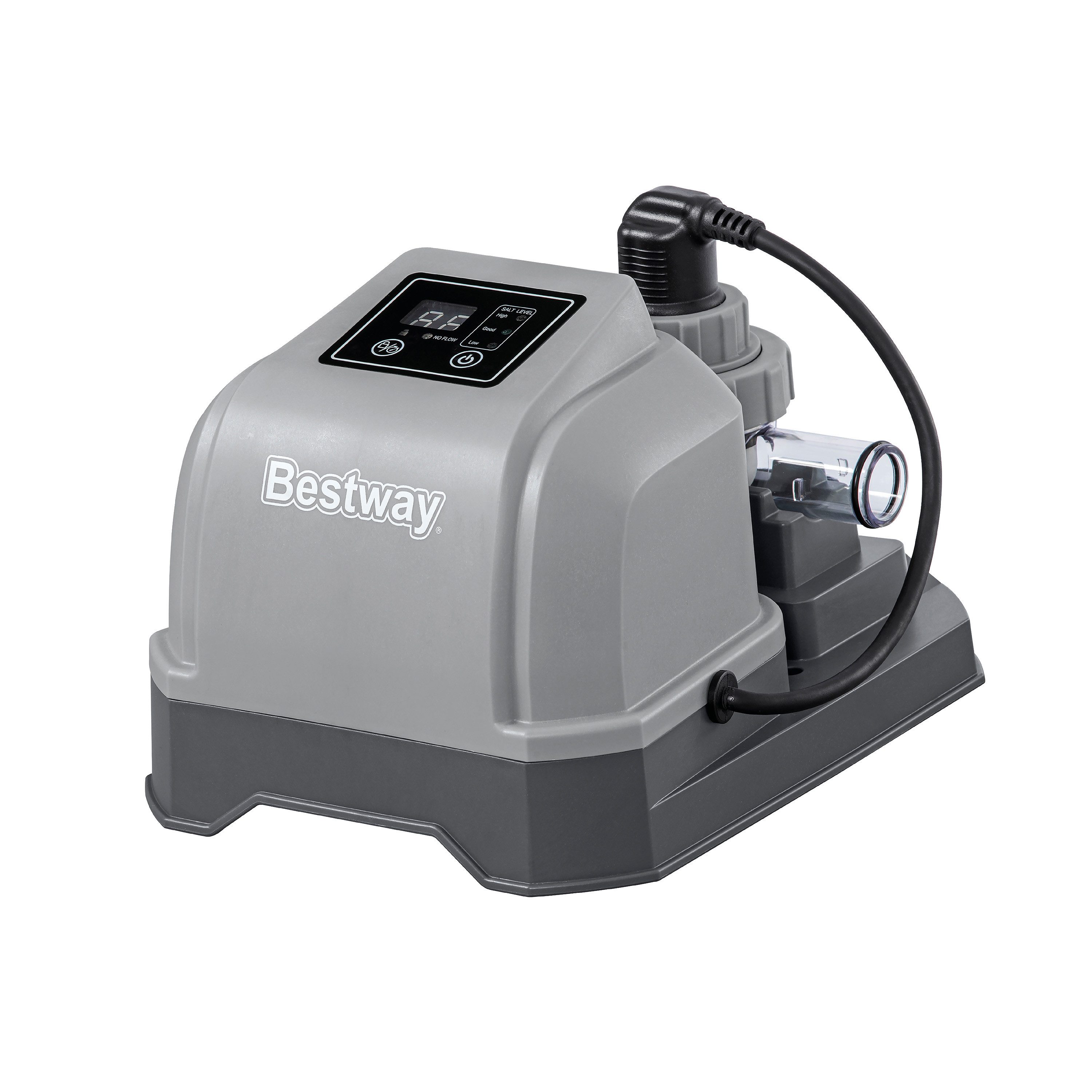Bestway Salzwassersystem Hydrogenic™ 2 g/h, (Packung, 1-St., für Poolgrößen bis 8.327 l & Filtersysteme ab 1.249 l/h), Verwendung von Salz zur Erzeugung von Chlor