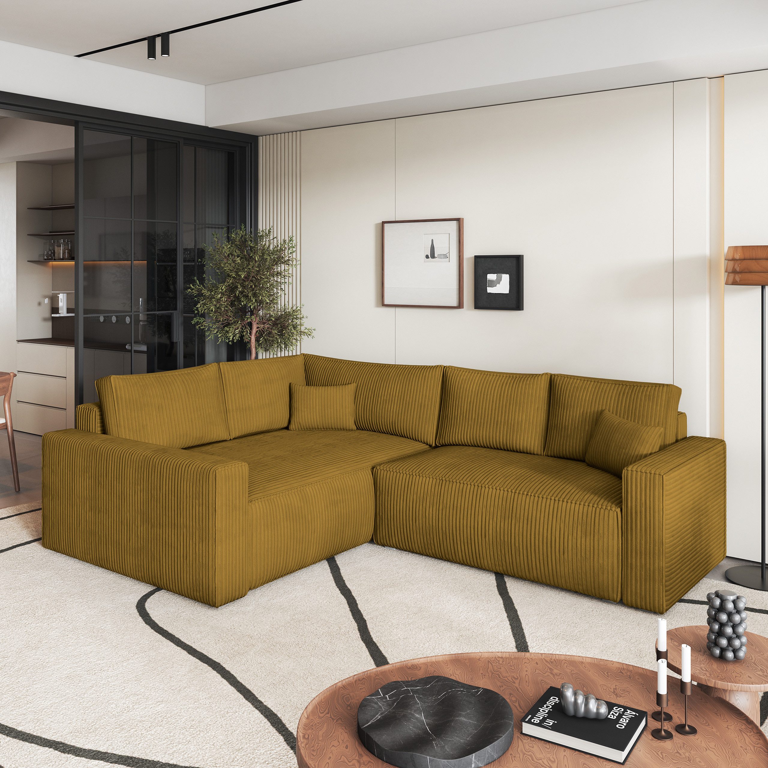 Masseno Ecksofa ERONIS mit Schlaffunktion L-Form, günstig online kaufen
