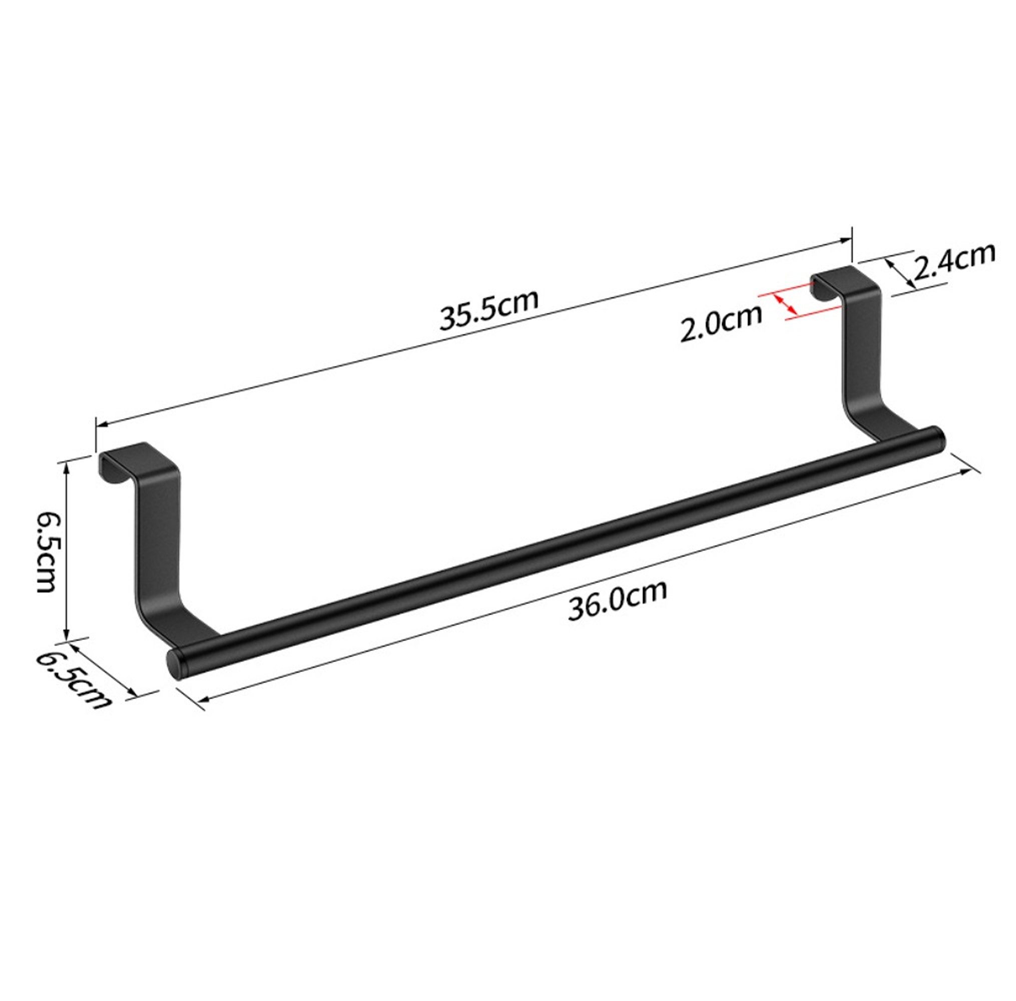 BAYLI Türgarderobe 3er Set Geschirrtuchhalter zum Einhängen, Küchenhandtuch günstig online kaufen