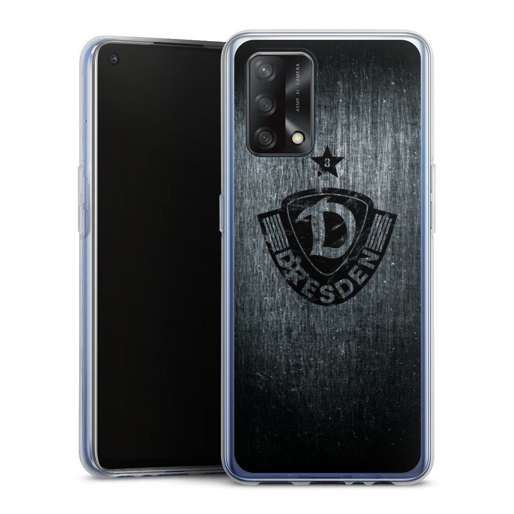 DeinDesign Handyhülle SG Dynamo Dresden Offizielles Lizenzprodukt Vintage, Oppo A74 Silikon Hülle Bumper Case Handy Schutzhülle Smartphone Cover