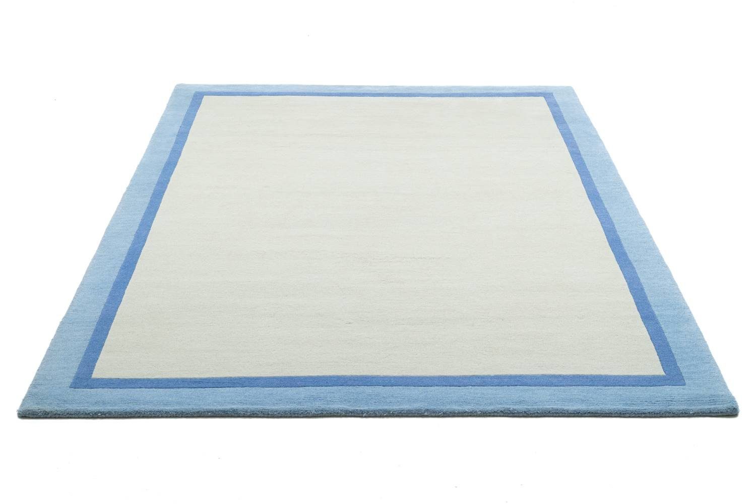 Teppich Kailash, THEKO, 160 x 230 Rechteckig, cm, Blau