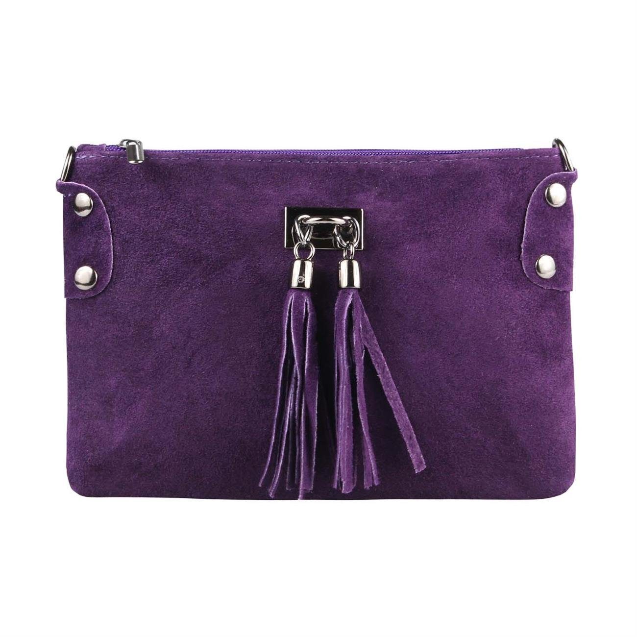 ITALYSHOP24 Schultertasche Made in Italy Damen Leder Tasche CrossOver, als günstig online kaufen