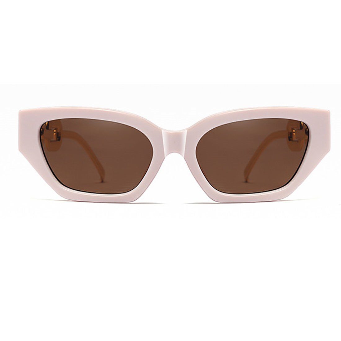 Trendige Damen-Sonnenbrille Rahmen mit Sonnenbrille Metall,Sonnenbrille aus DÖRÖY kleinem