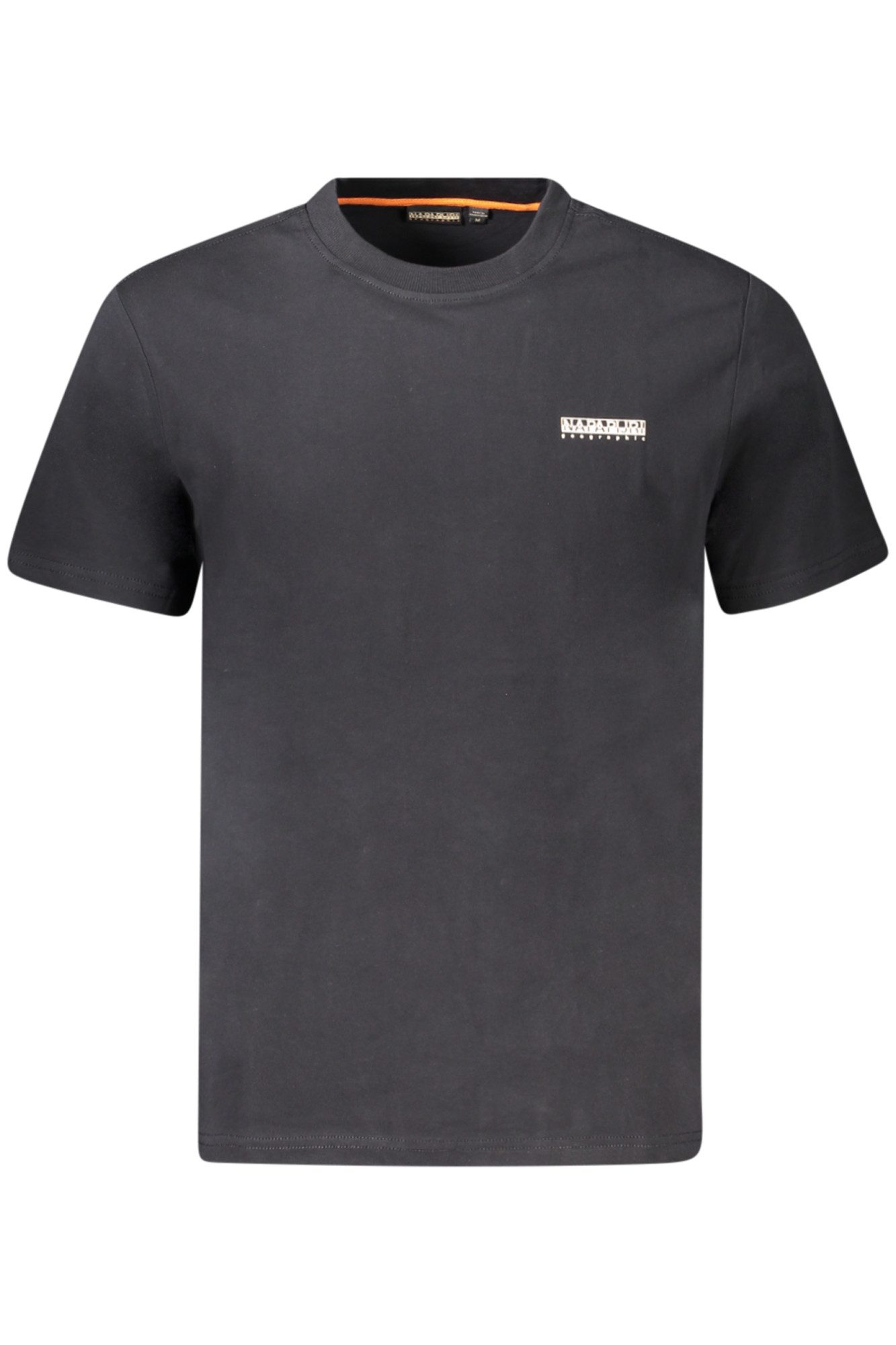 Napapijri T-Shirt Herren-T-Shirt Schwarz: Relaxed Fit, Rundhals, 100%