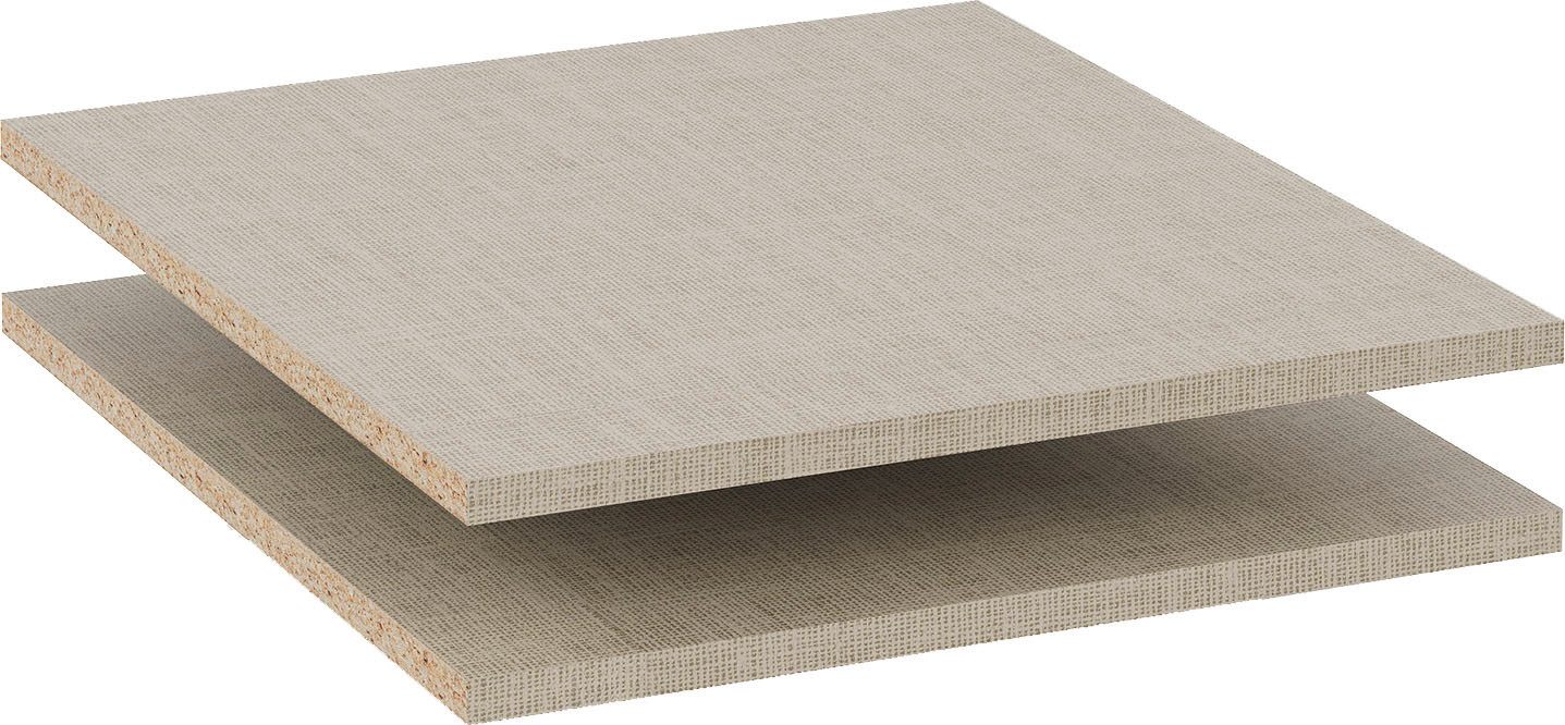 rauch Einlegeboden Zubehör für Rauch-Schwebetürenschränke ORANGE, 2er-Set Breite 43 cm, Tiefe 48 cm