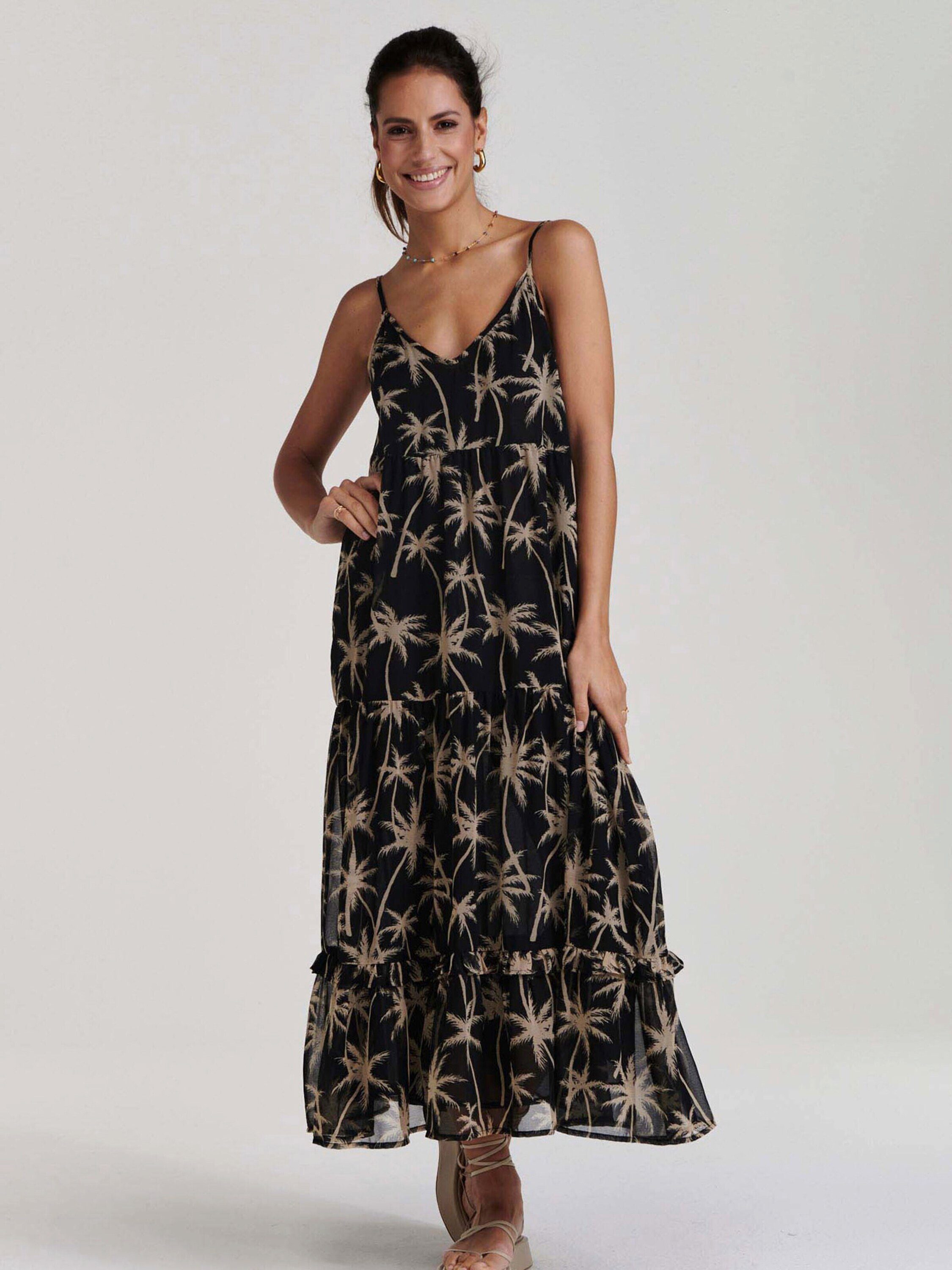 Shiwi Maxikleid SICILY (1-tlg) Drapiert/gerafft