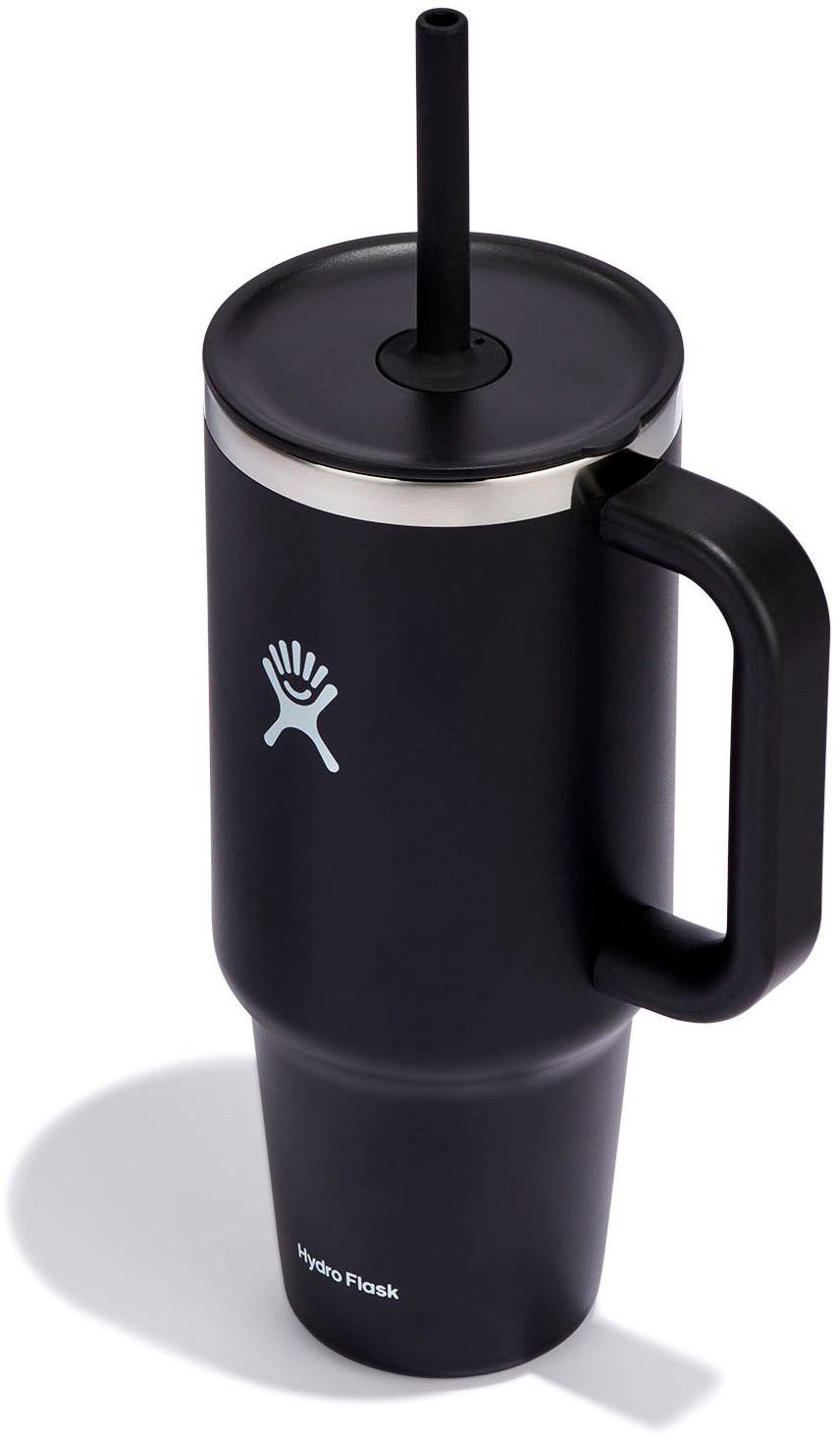 Hydro Flask Thermobecher All Around Travel Tumbler in den Größen 24 oz/ 32 oz / 40 oz, Edelstahl, Thermo Cup mit Strohhalm