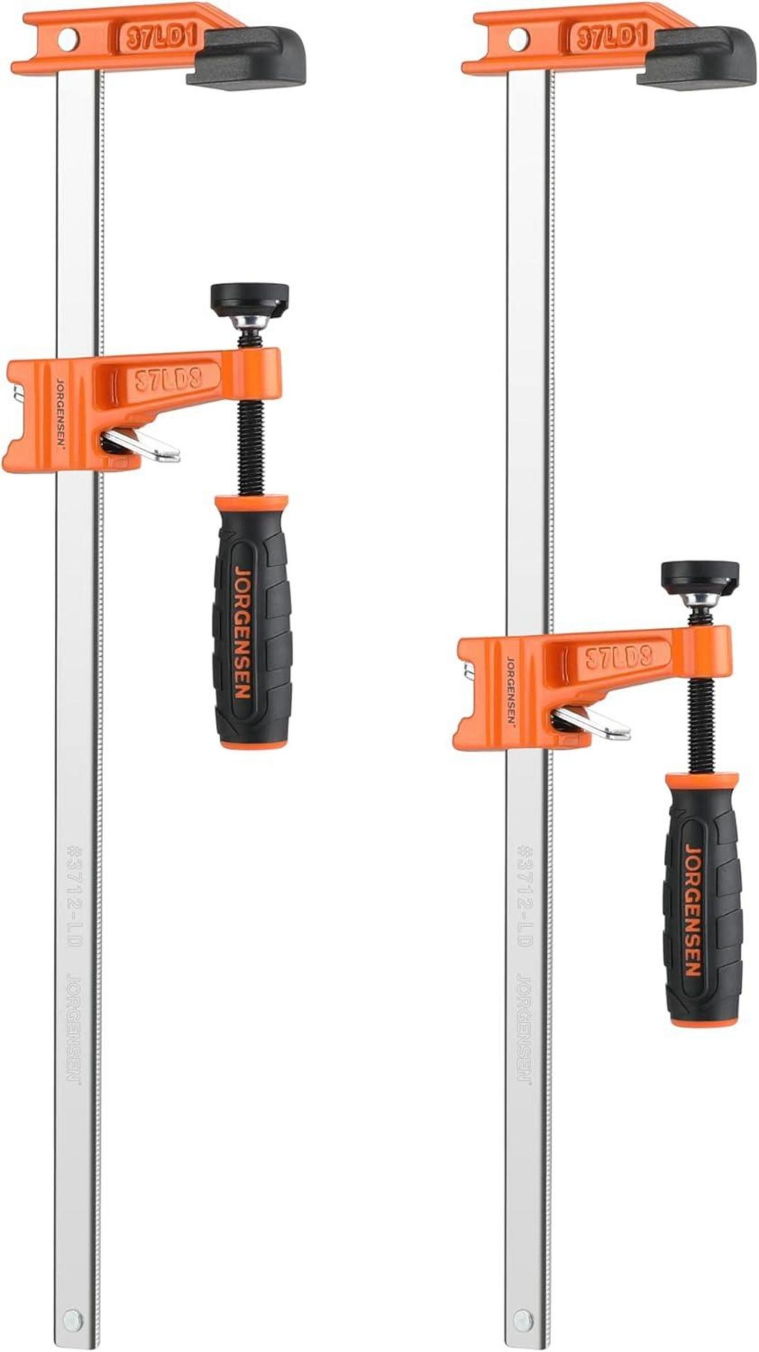 Multitool Profi Schraubzwingen Set 2-tlg. Spannweite 300mm Maultiefe 60mm Stahl
