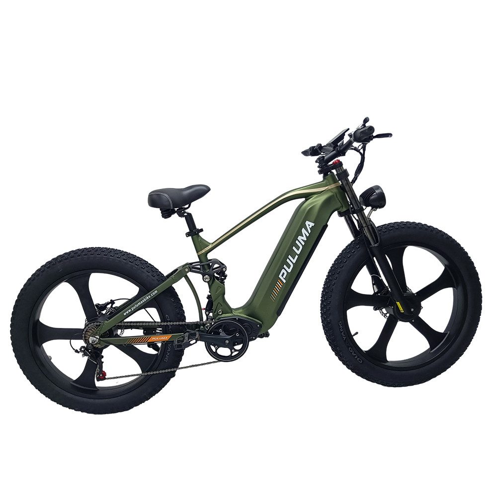 PixelPilot E-Bike Mountainbike 52V 20Ah Fatbike 26 Zoll, Shimano 7-Gang, hydraulisch, Stadt & Gelände, 7 Gang, Heckmotor, 1040 Wh, (Packung)
