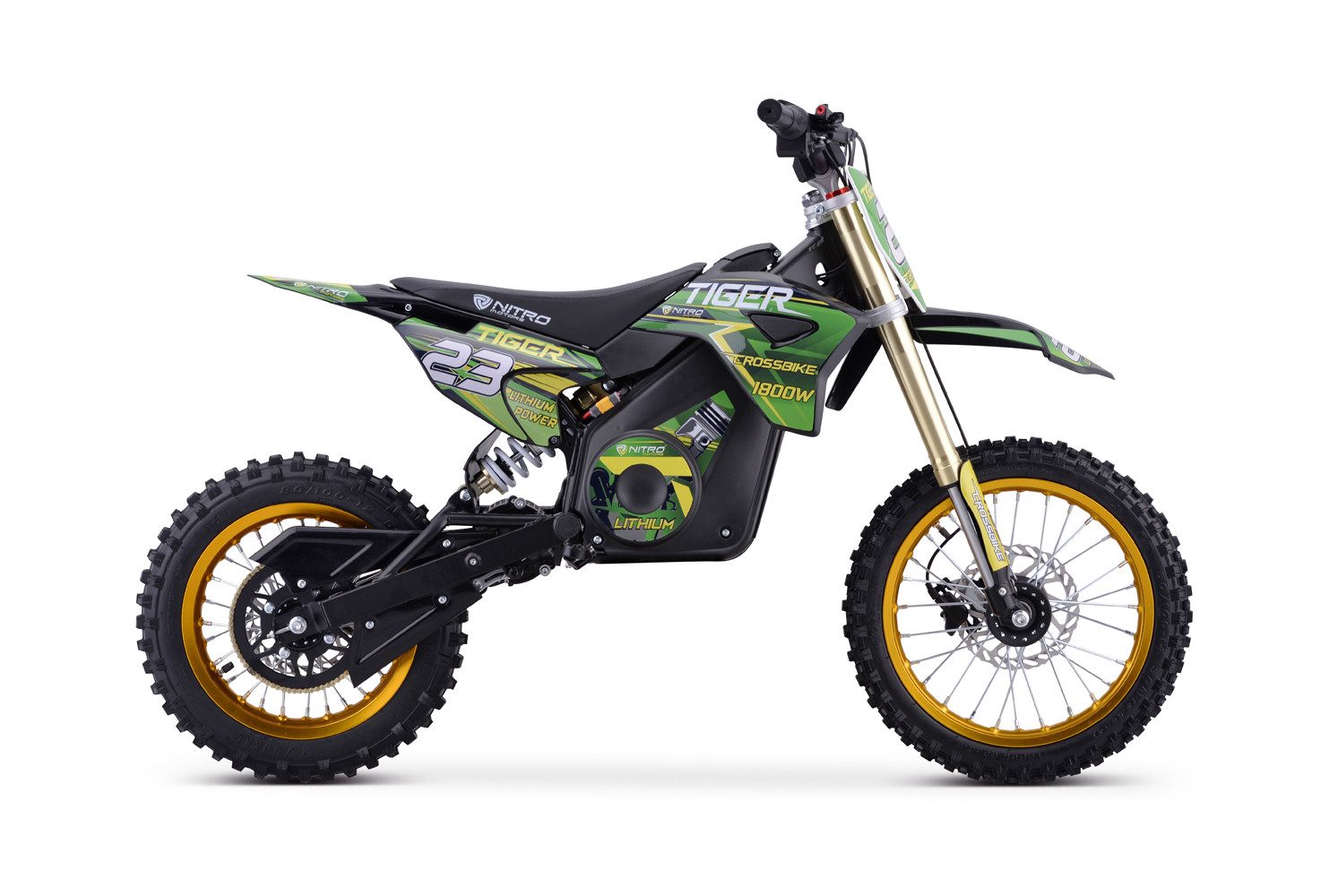 Smarty Crossrad E-Dirtbike 1800W 48V Tiger Lithium 13Ah 14/12 brushless DELUXE