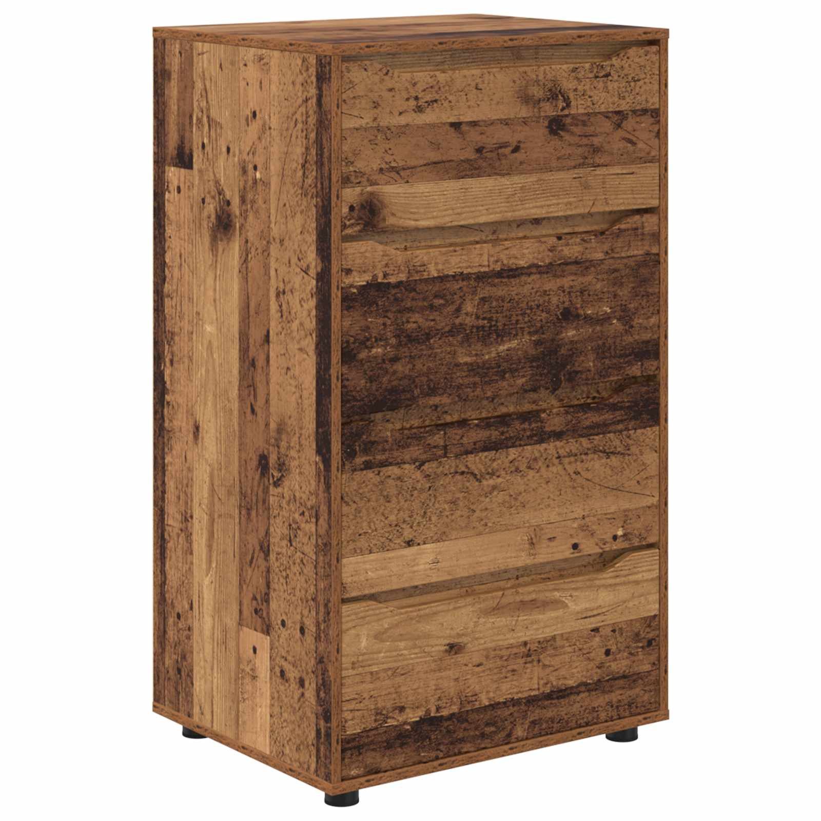 vidaXL Schranksystem Stauraumschränke 60 x 48 x 105 cm Holzwerkstoff Altholz (1-St)