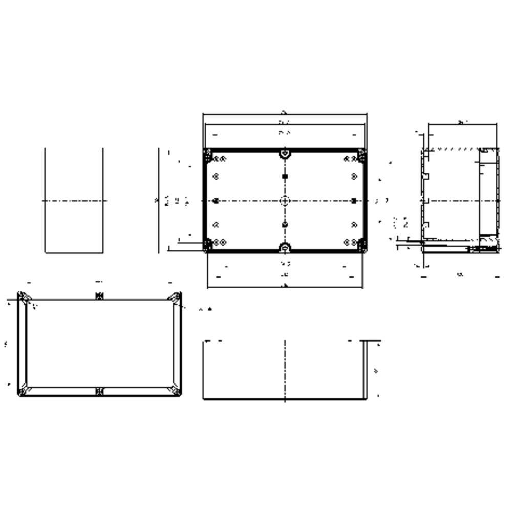 IP67 (Deckel Montagedose, TG Kunststoff-Gehäuse SPELSBERG Transparent)