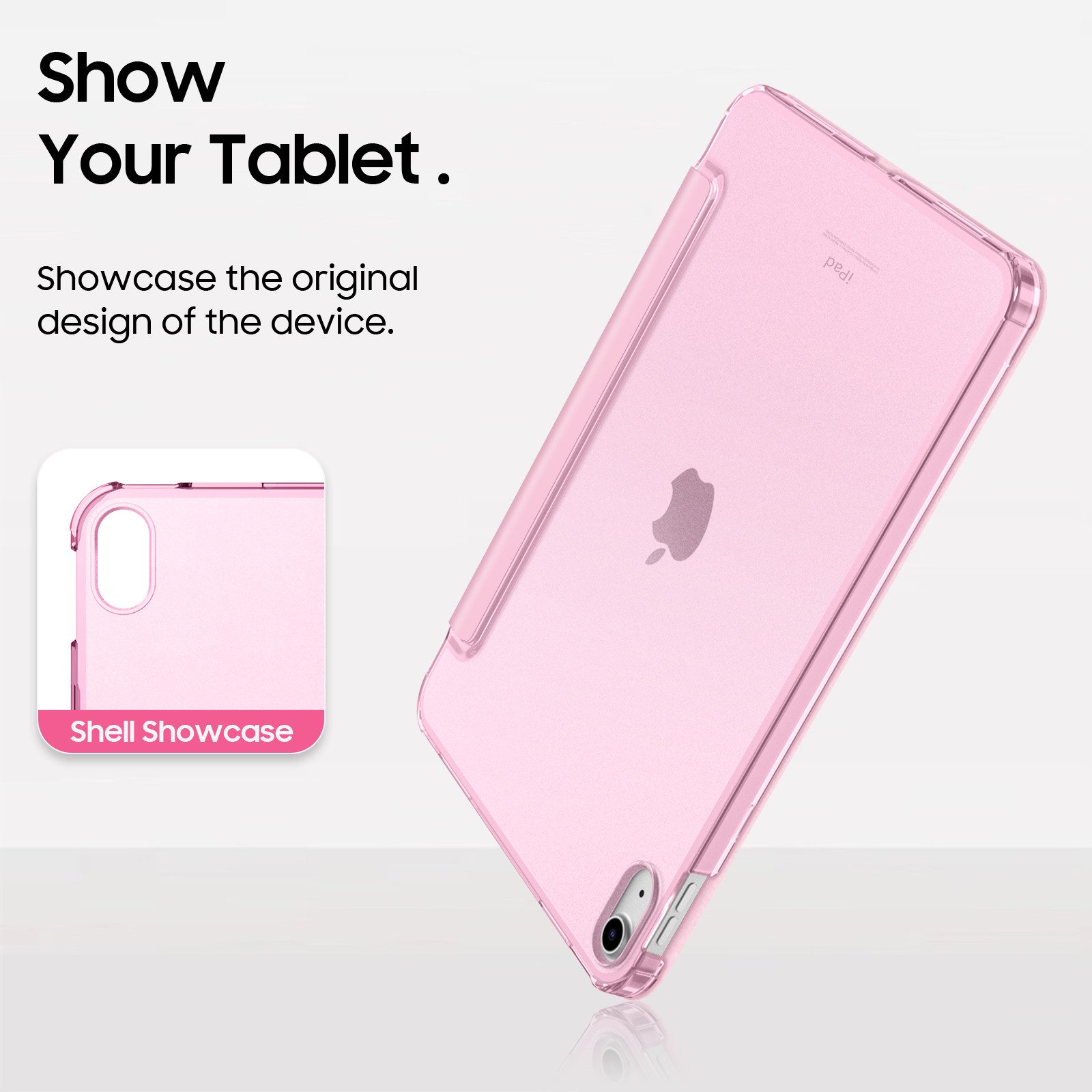 Fintie Tablet-Hülle für iPad 11. Generation 2025 (A16) 11 Zoll, iPad 10. Generation 2022 10.9 Zoll, Ultradünn Case mit transparenter Rückseite Abdeckung, Auto S – Bild 5 von 5