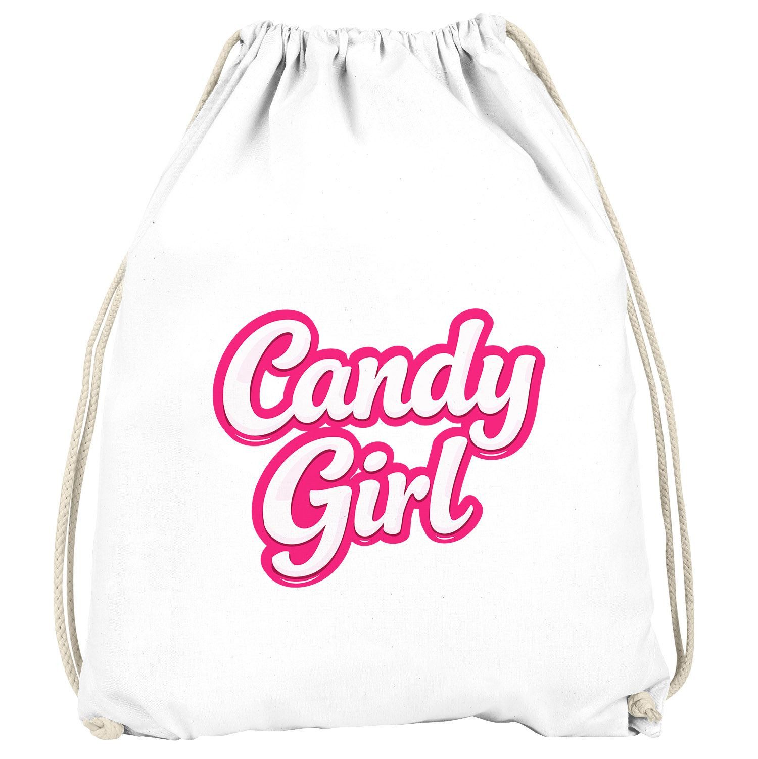 Turnbeutel Turnbeutel - Candygirl - Accessoires Fasching Gadgets Spruch lustig