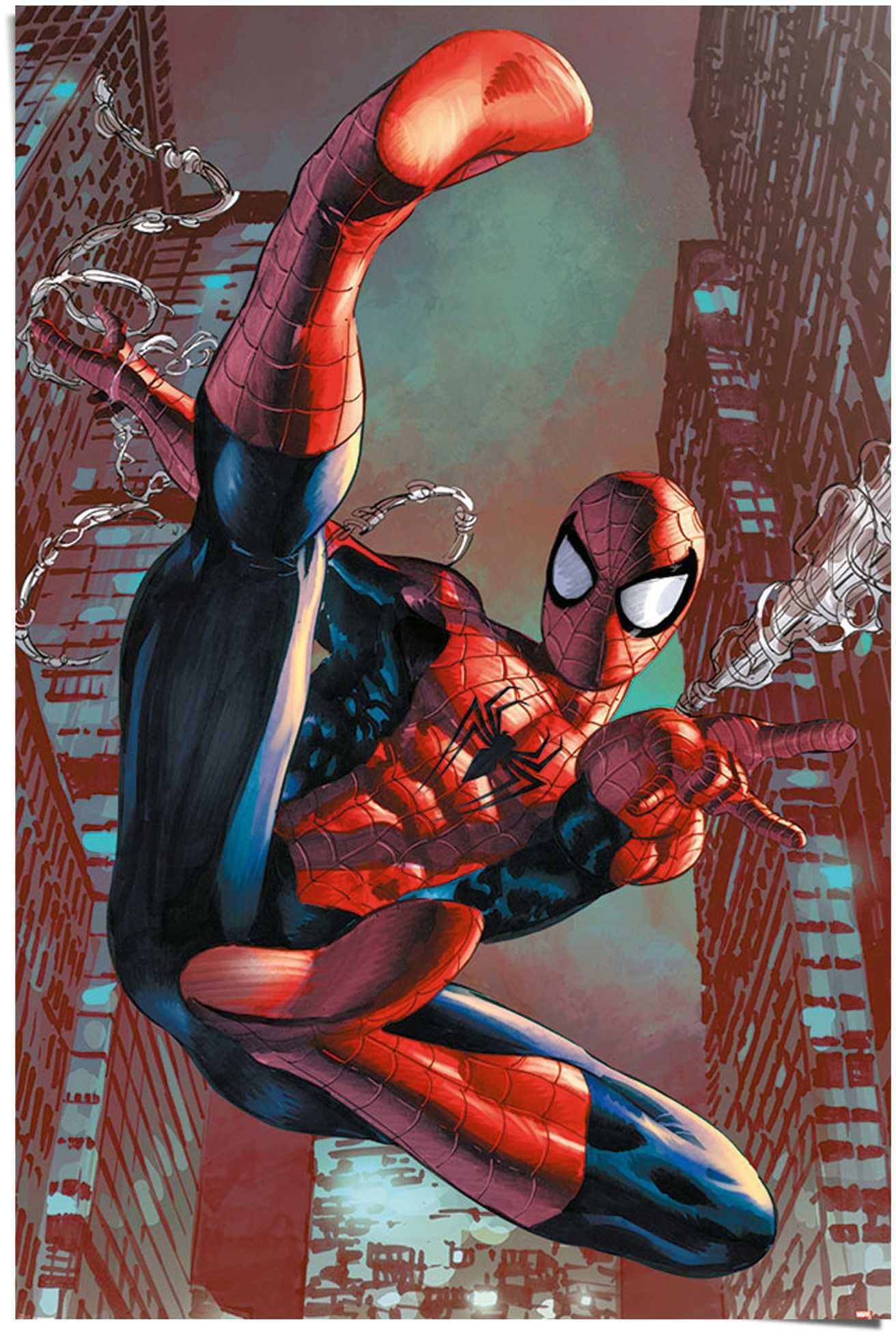(1 St) Comic Poster Reinders! Poster Spider-Man,