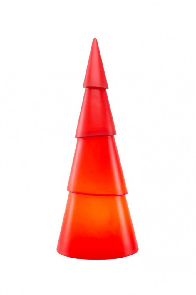 8 seasons design LED-Dekofigur 8 seasons - Motivleuchte Shining Tree rund 55 cm rot