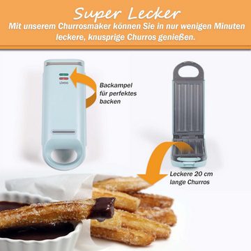 LIVOO Waffeleisen LIVOO Churros Maker für 4 Churros Churrosautomat Antihaft Waffeleisen