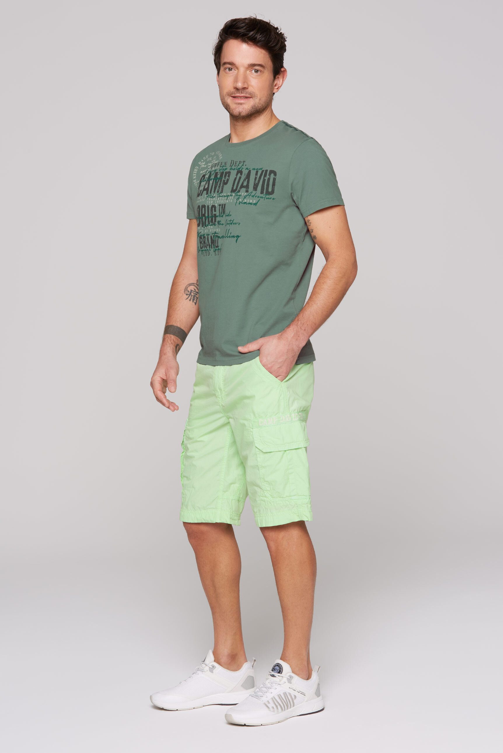 CAMP DAVID Cargoshorts aus Baumwolle