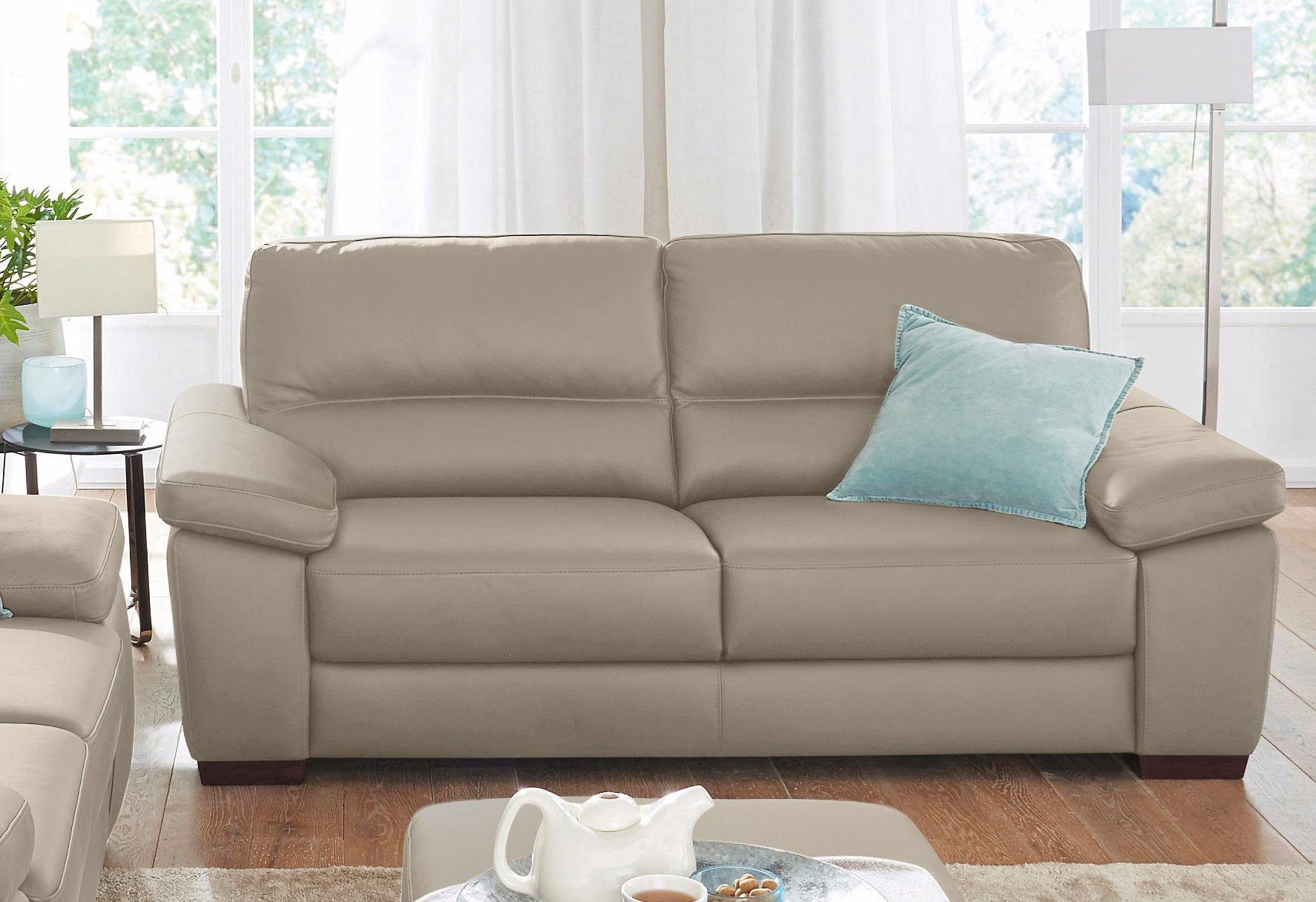CALIA ITALIA 2-Sitzer Gaia, hochwertiges Ledersofa günstig online kaufen