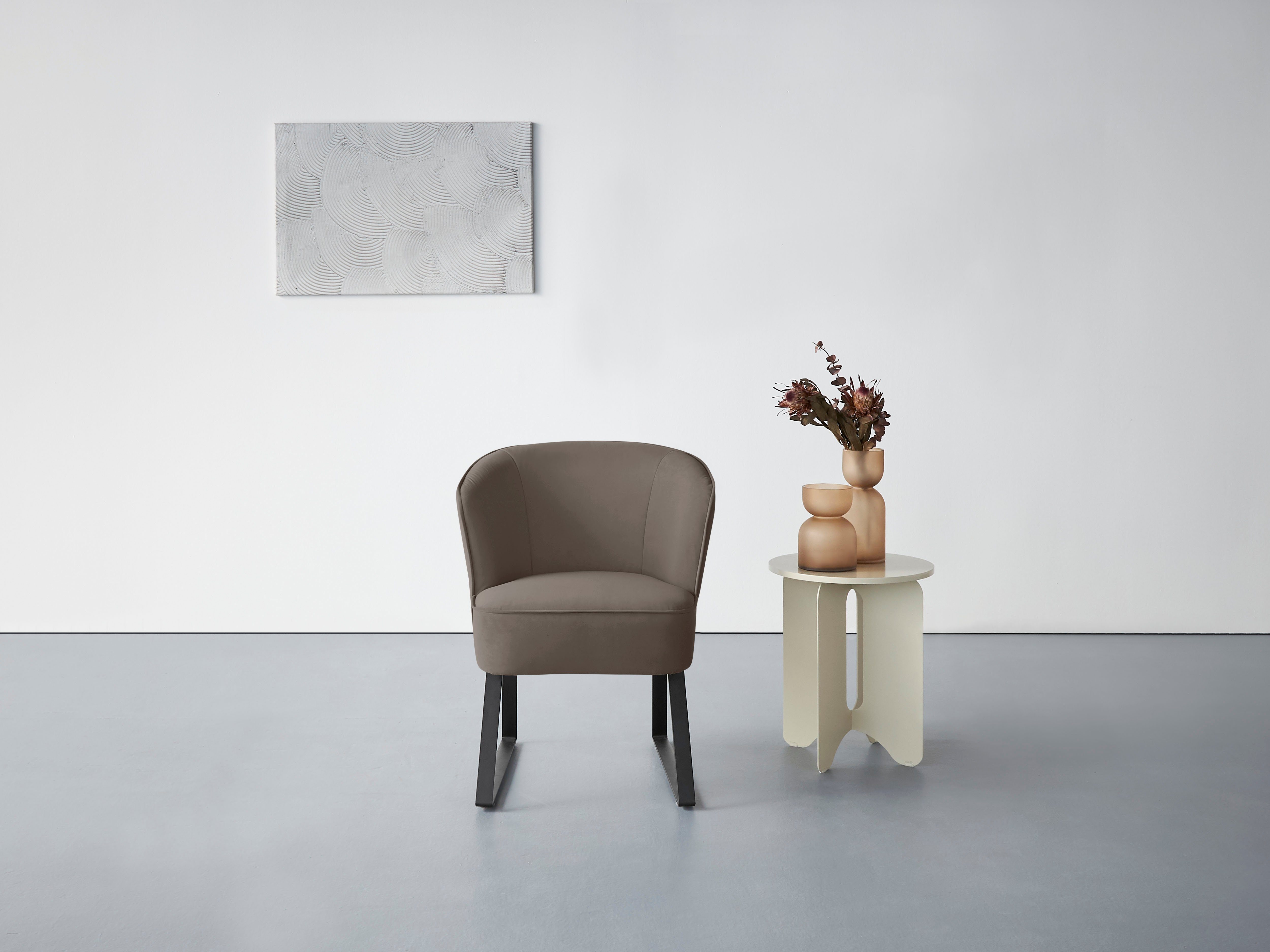 Metallfüßen, Qualitäten, exxpo mit fashion Bezug Sessel - und 1 verschiedenen Keder Americano, in Stck. sofa