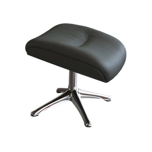 FLEXLUX Fußhocker Elegant Beinstütze, Entspannung, Skandinavisch, Ultimativer Komfort, Organische Formen, Robuster Alu fuß, Weicher Stoff oder Echtleder