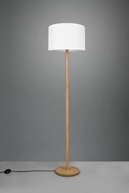 lightling Stehlampe Katharina, ohne Leuchtmittel, abhängig vom Leuchtmittel, stylische Stehlampe mit Holzelementen
