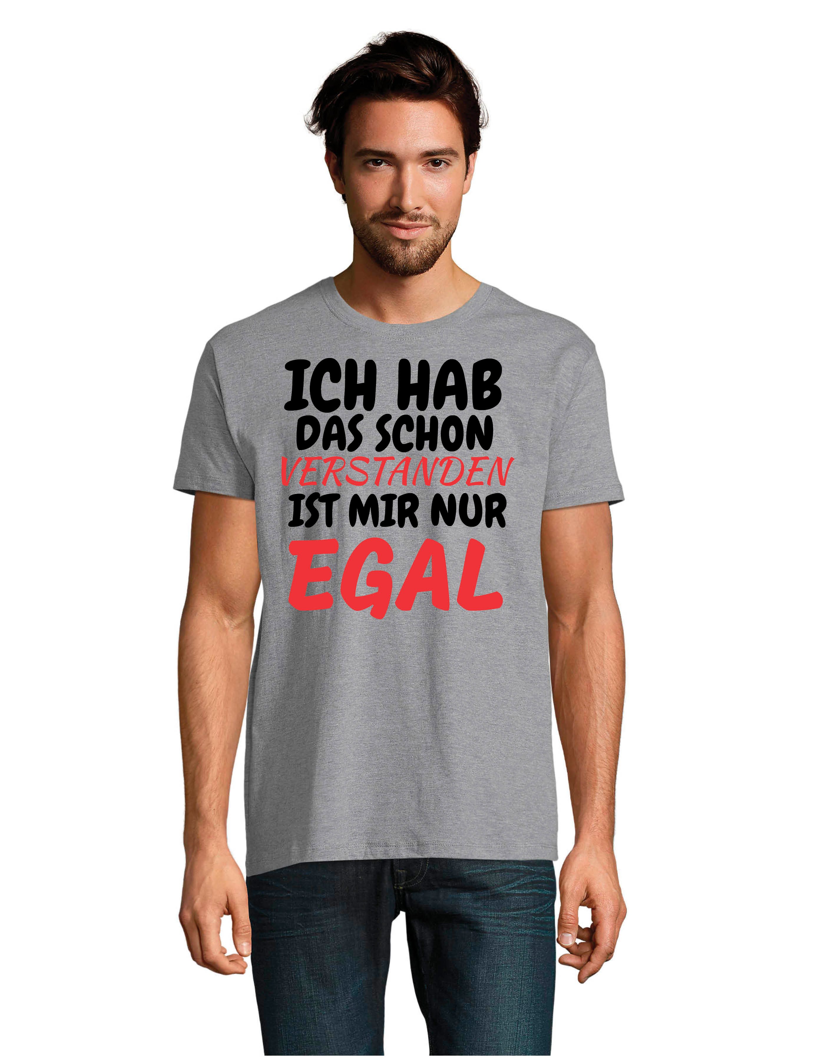 Youth Designz T-Shirt Verstanden Egal Herren T-Shirt mit lustigen Spruch Statement Geschenk lustiger Aufdruck für Männer