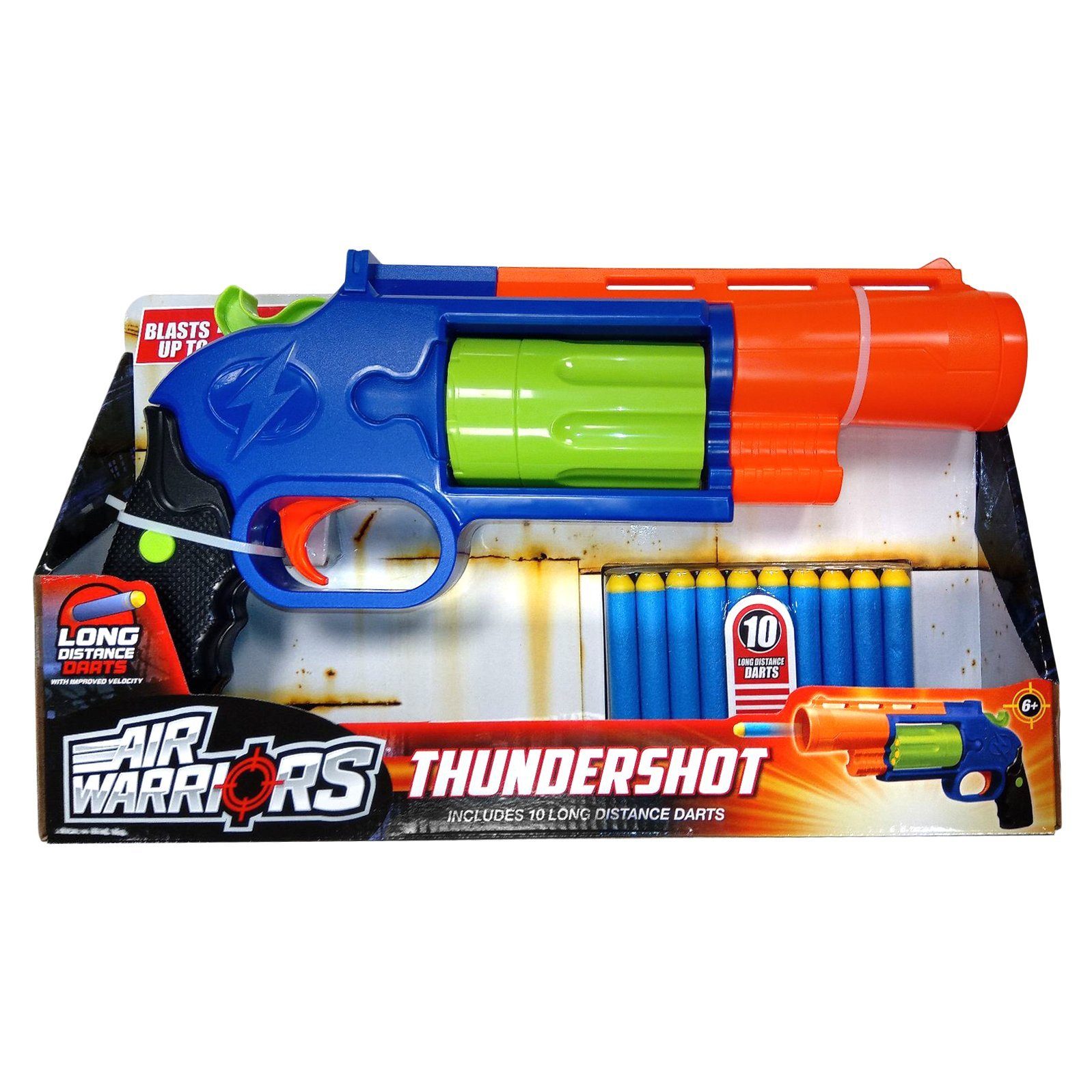 Buzz Bee Toys Blaster BuzzBee Thundershot - Action Force Trommelblaster, BuzzBee Thundershot, Revolver mit 8er Trommel