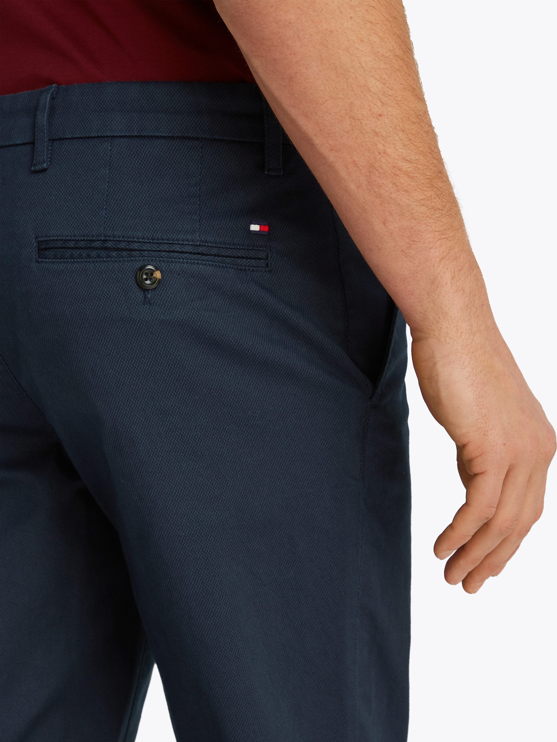 Tommy Hilfiger Chinohose DENTON PRINTED STRUCTURE CHINO mit Struktur günstig online kaufen