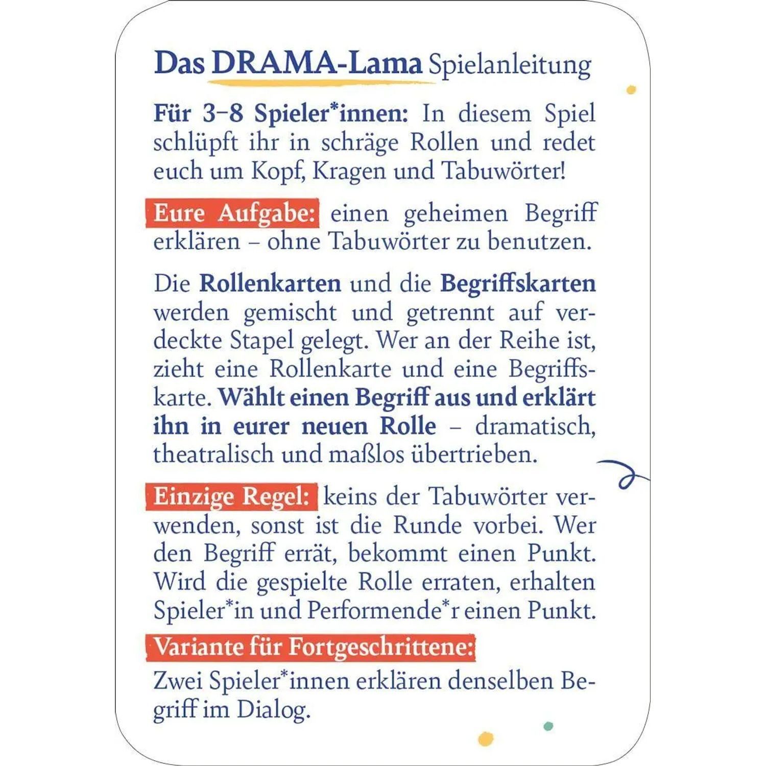 Ars Edition Spiel Das Drama-Lama